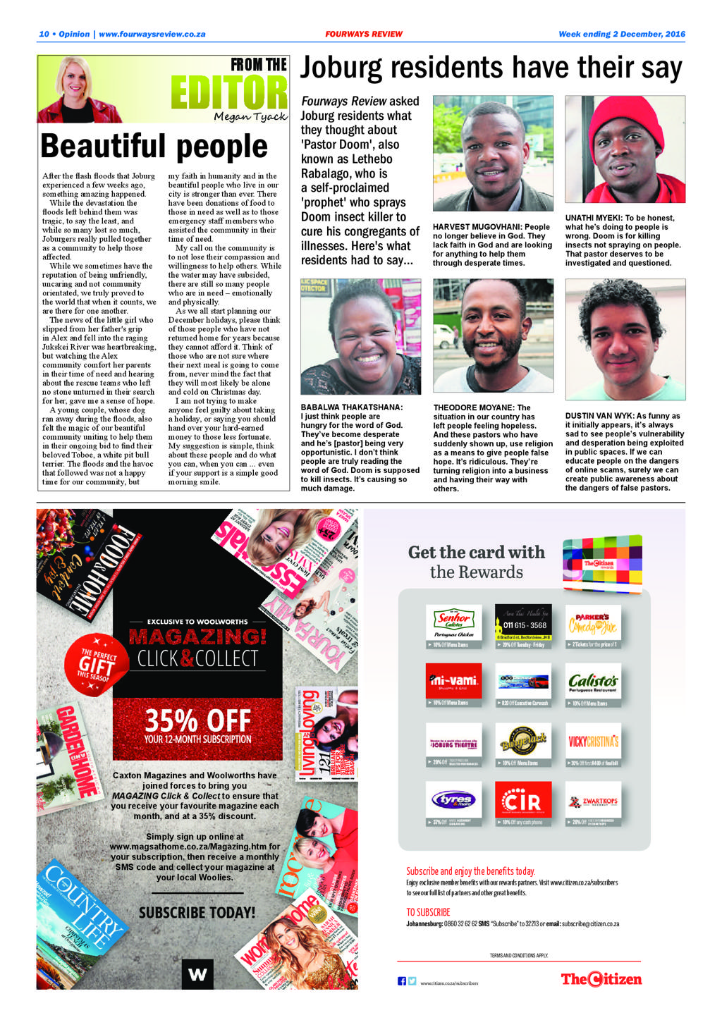 Fourways Review 1 December 2016 page 10
