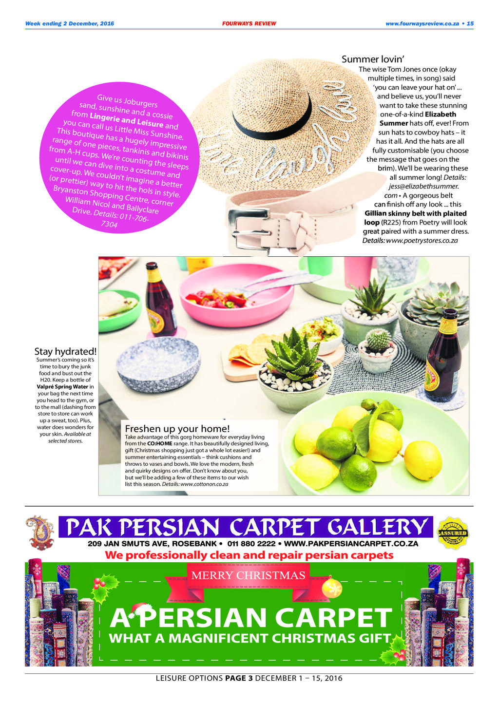 Fourways Review 1 December 2016 page 15