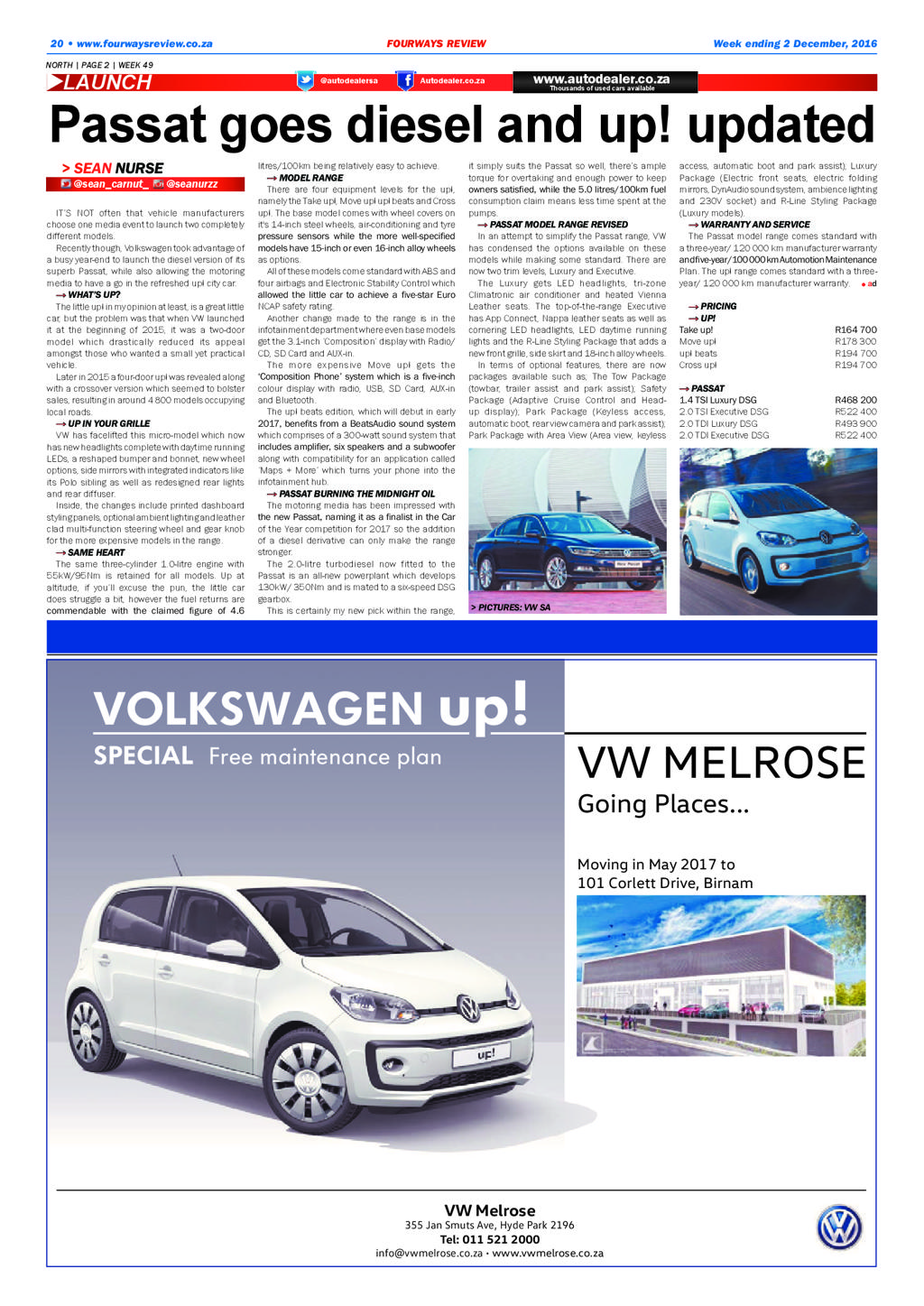 Fourways Review 1 December 2016 page 20