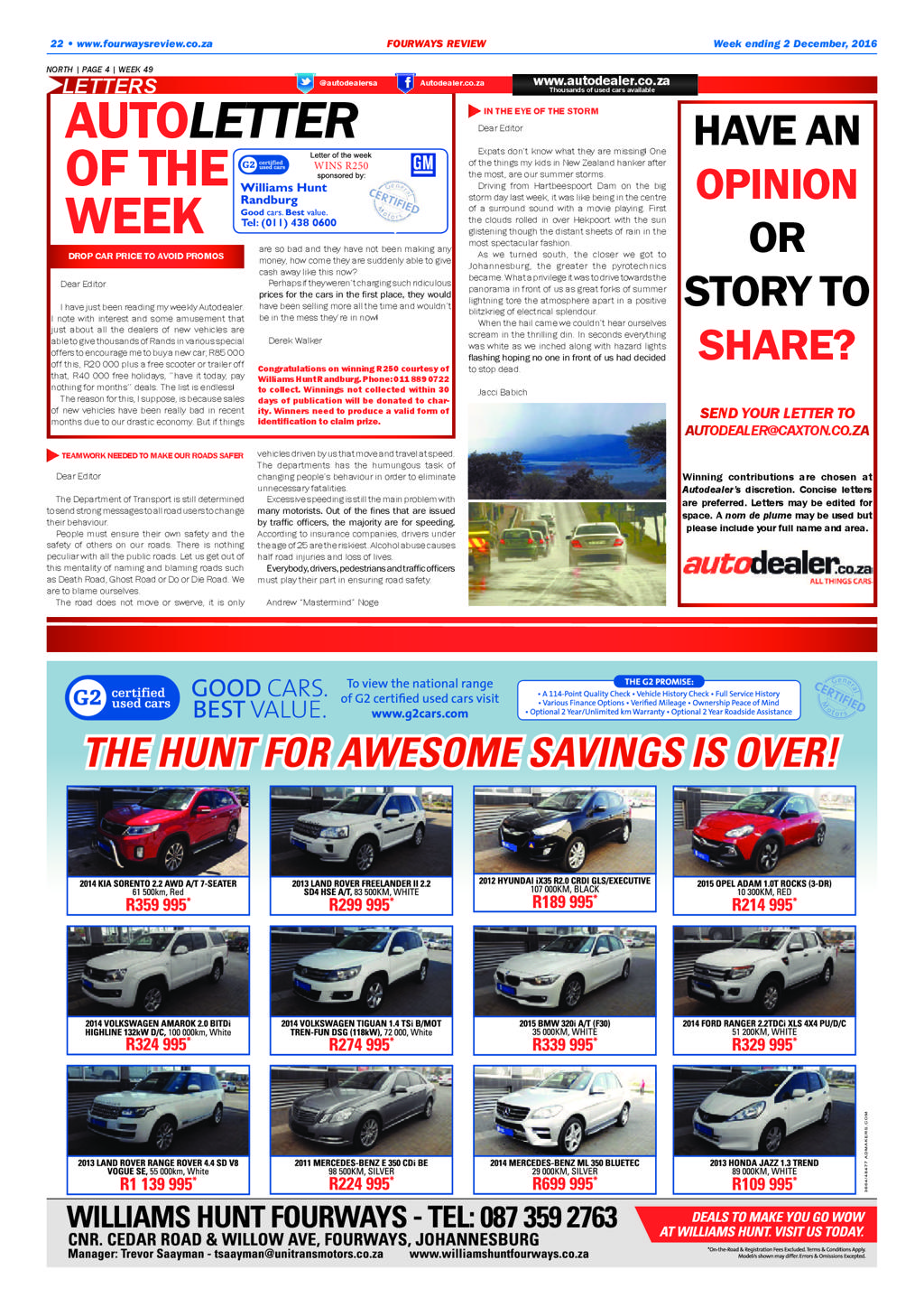 Fourways Review 1 December 2016 page 22