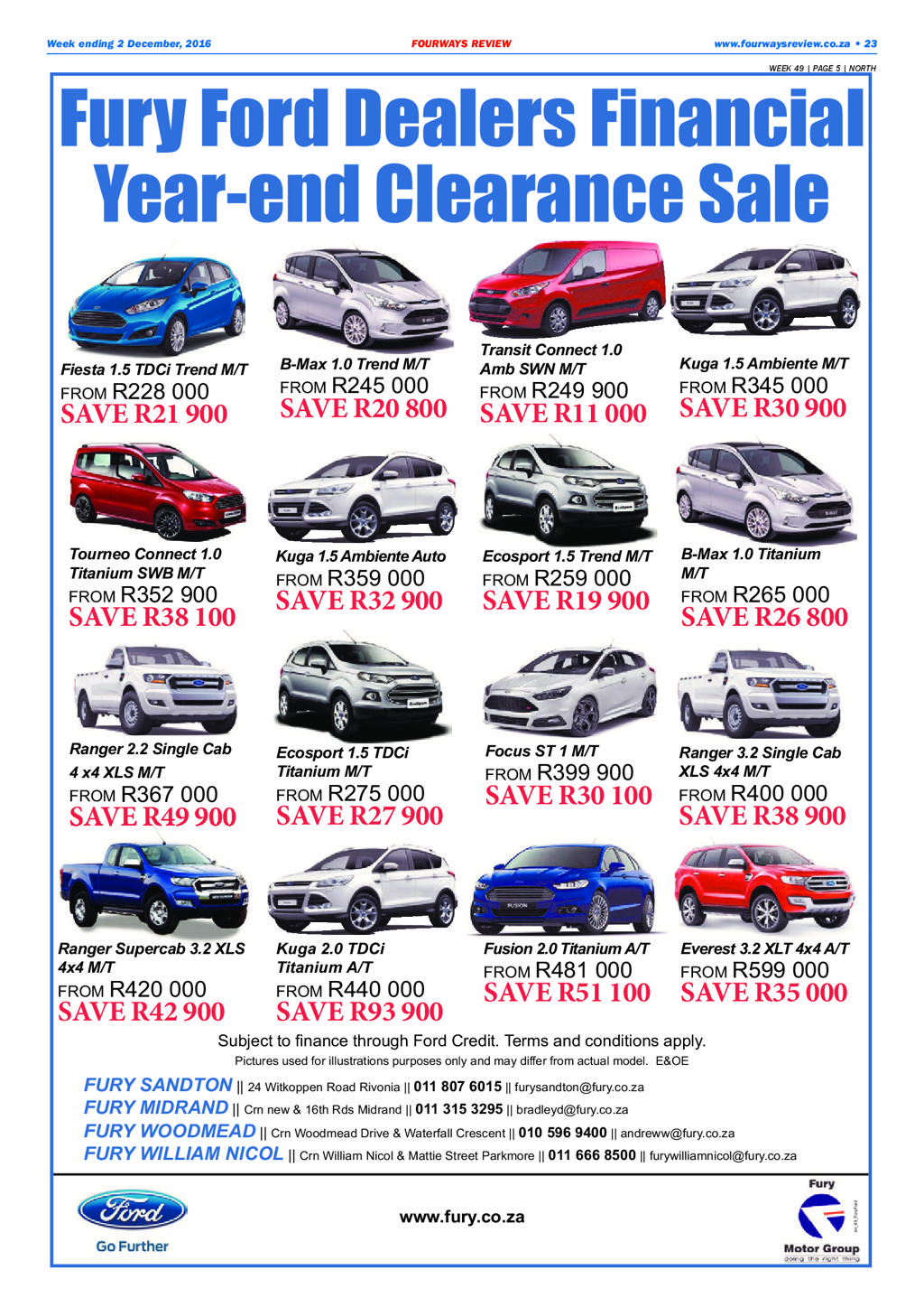 Fourways Review 1 December 2016 page 23