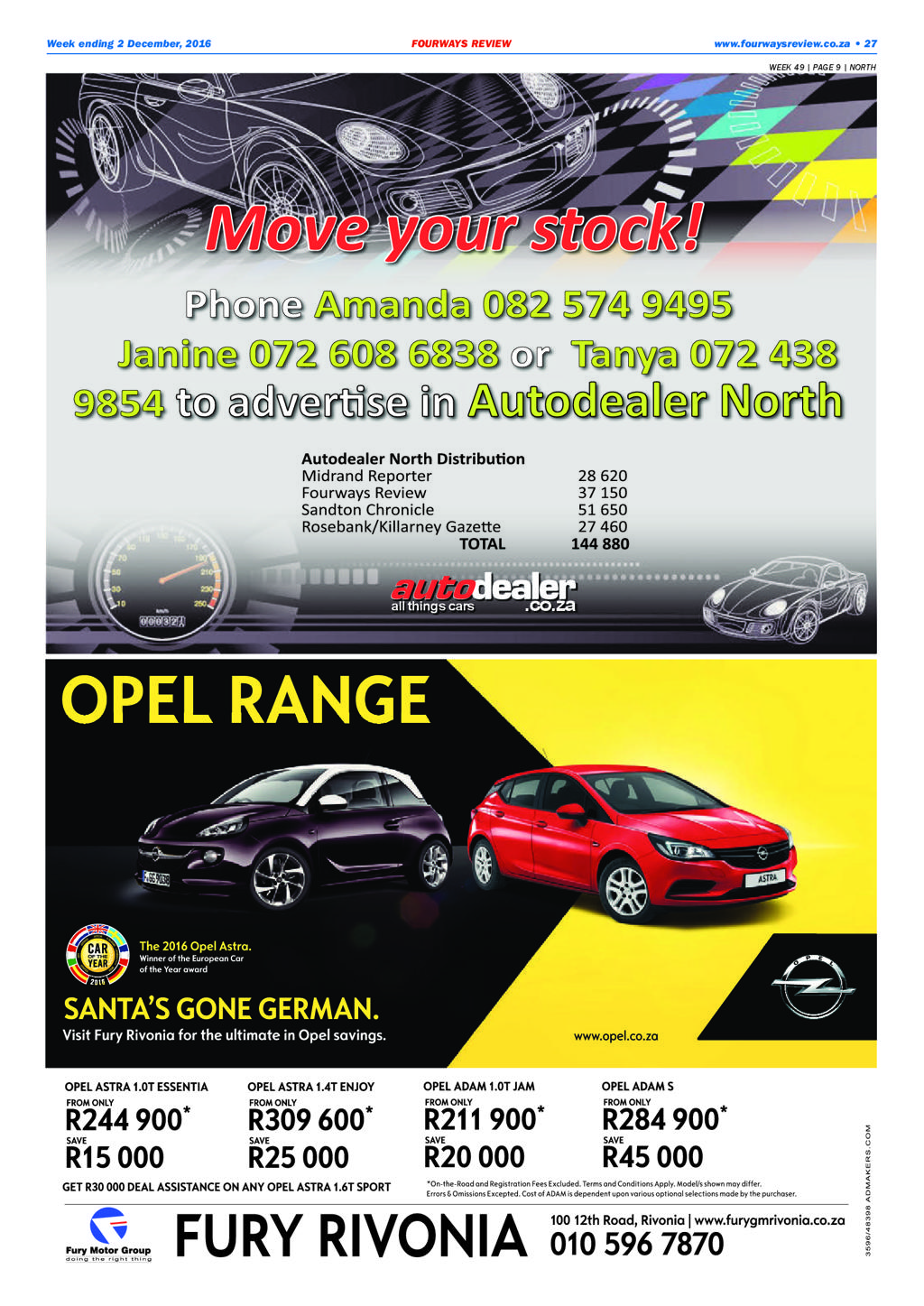 Fourways Review 1 December 2016 page 27