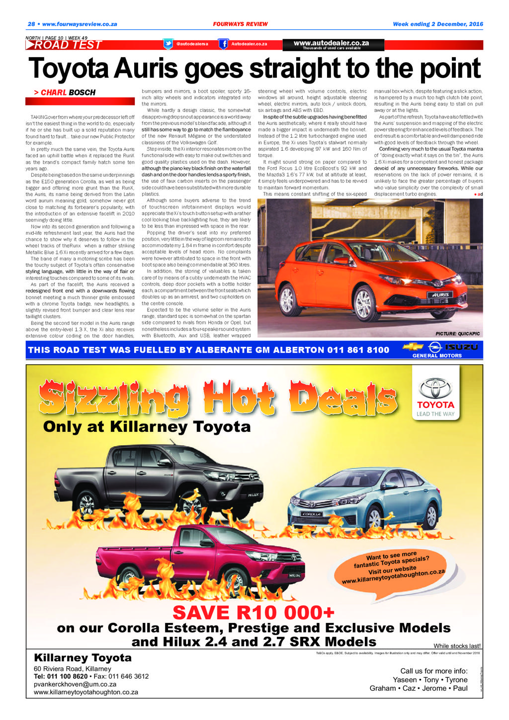 Fourways Review 1 December 2016 page 28