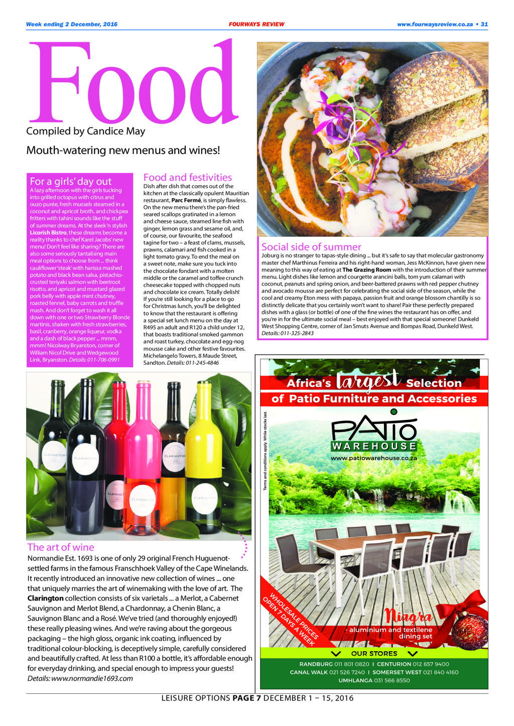 Fourways Review 1 December 2016 page 31
