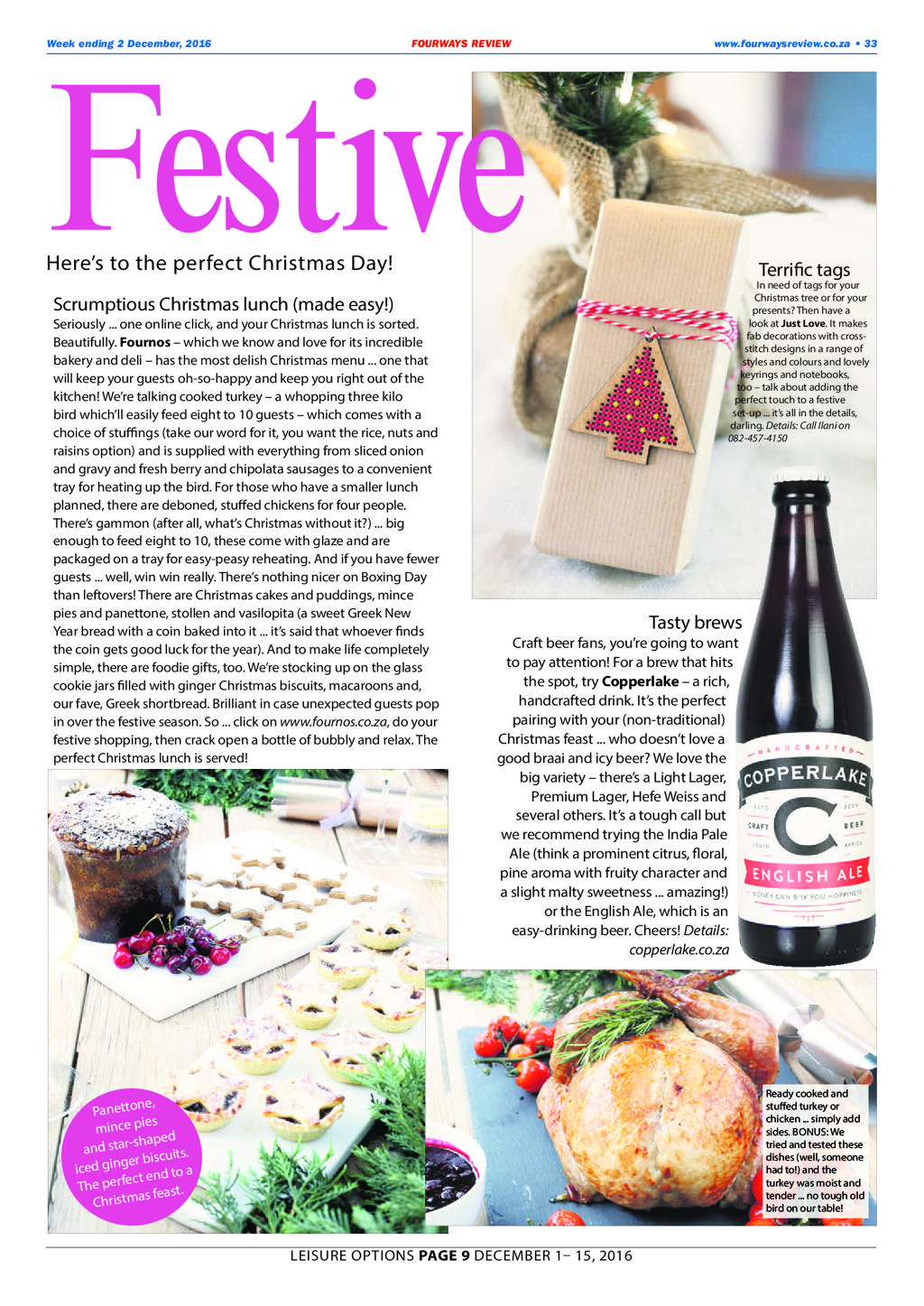 Fourways Review 1 December 2016 page 33