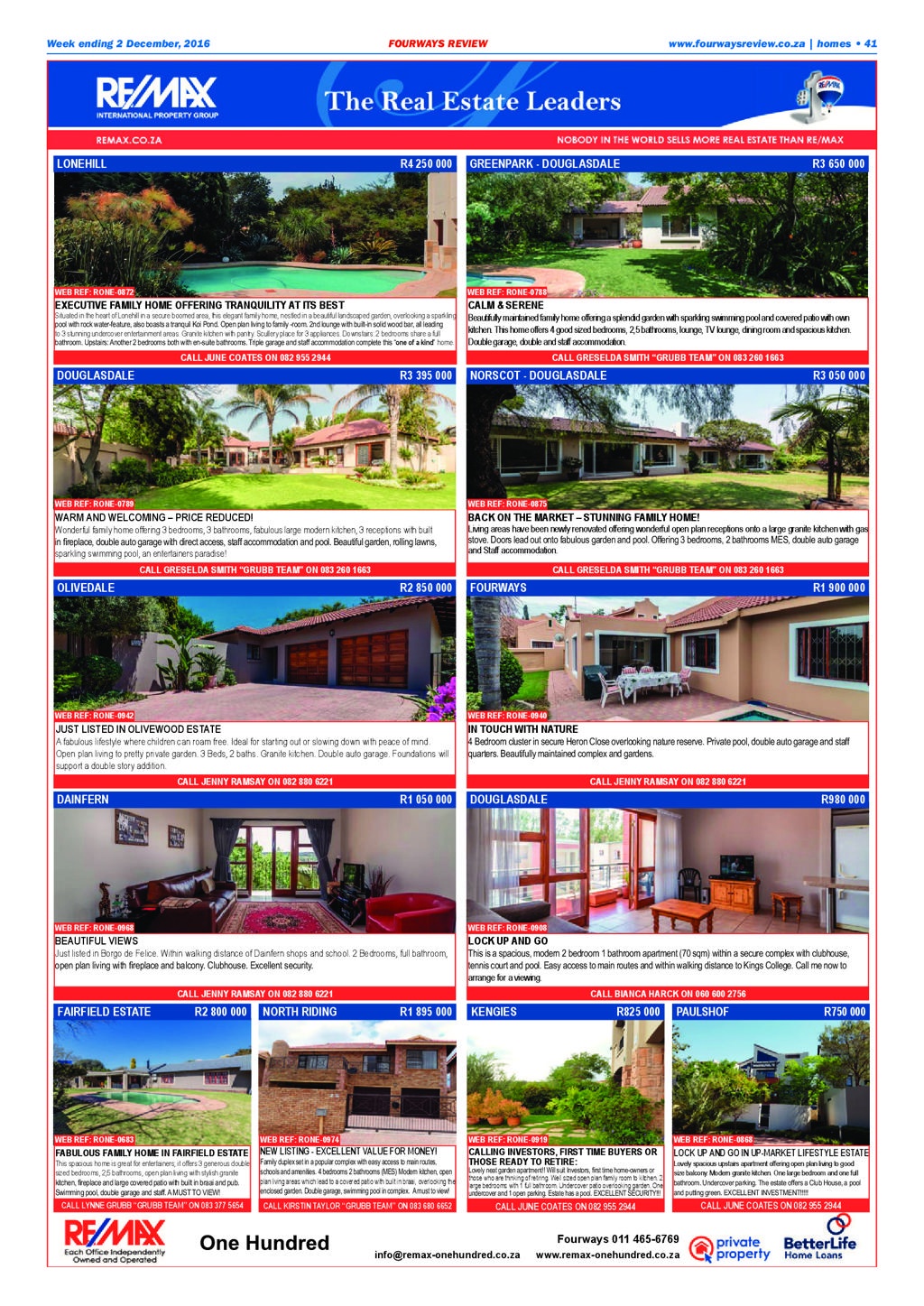 Fourways Review 1 December 2016 page 41