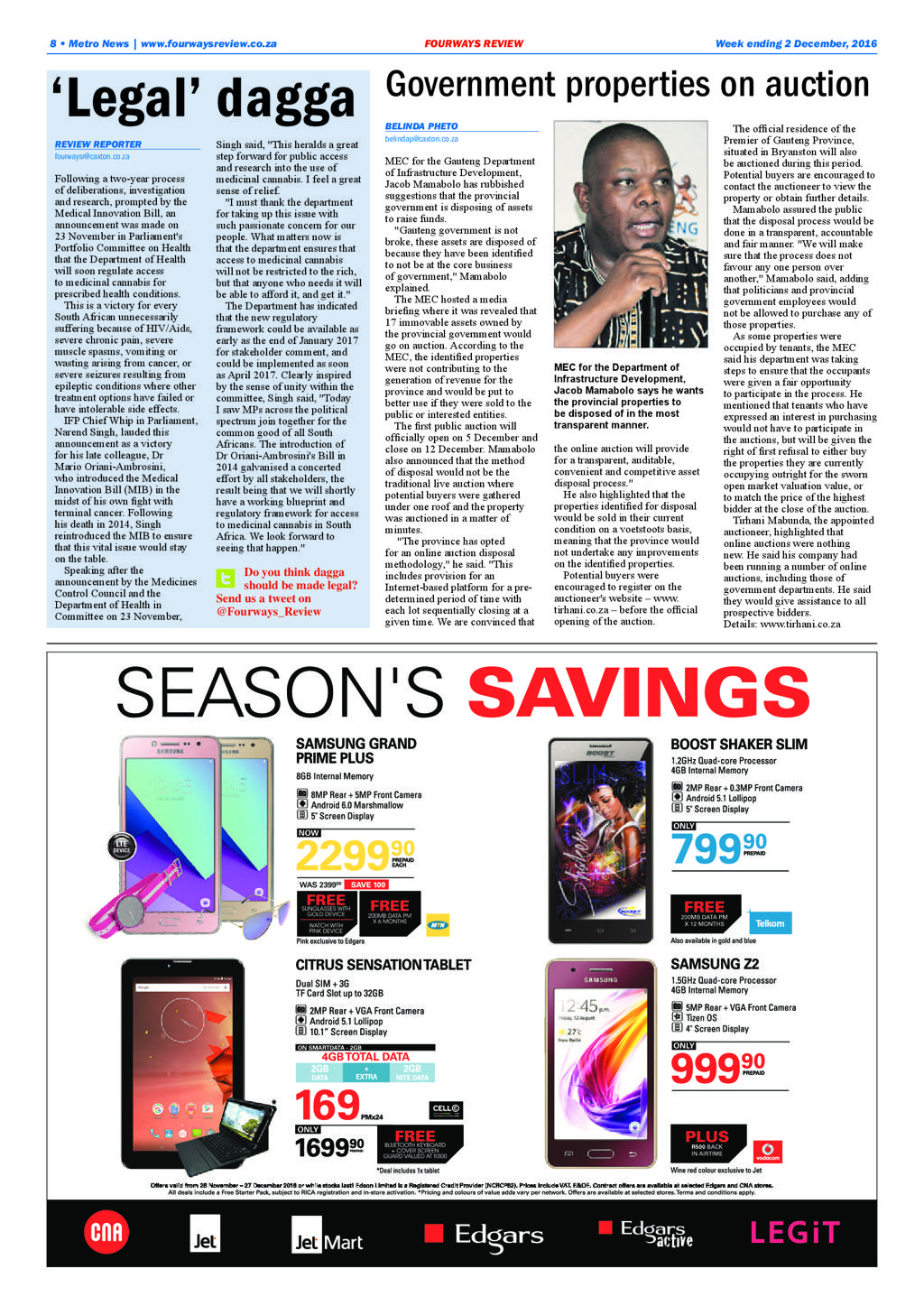 Fourways Review 1 December 2016 page 8