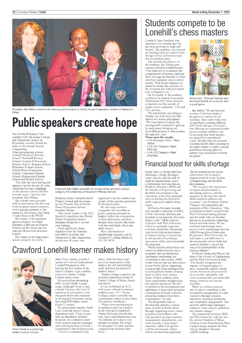 Fourways Review 1 December 2023 page 10