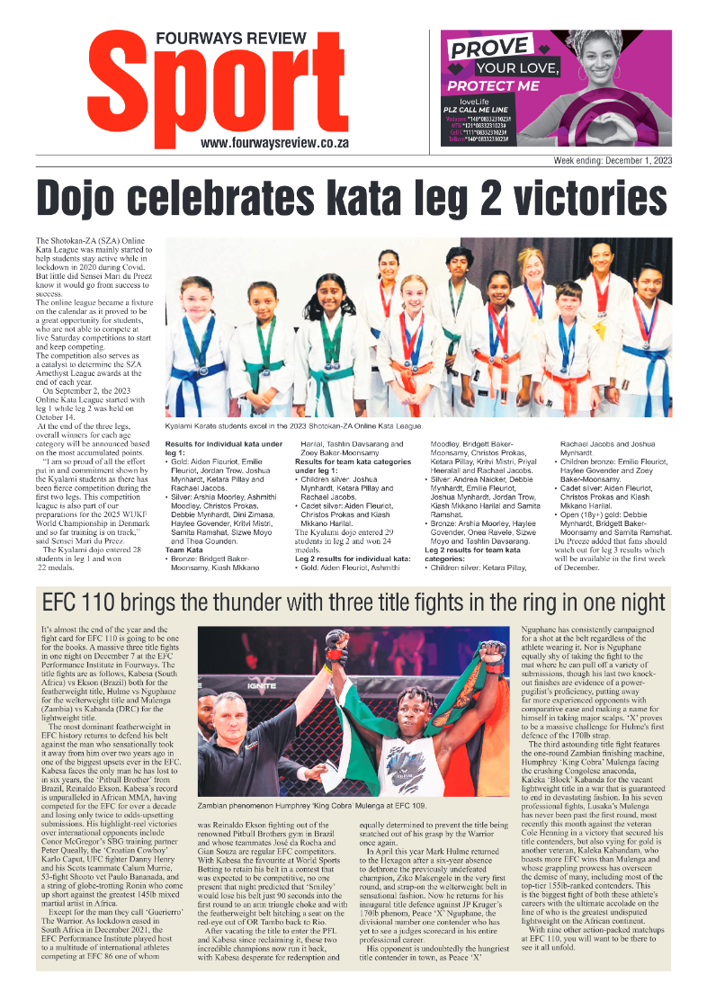 Fourways Review 1 December 2023 page 12