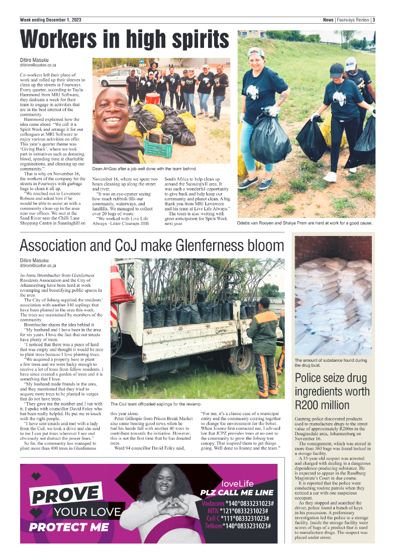 Fourways Review 1 December 2023 page 3
