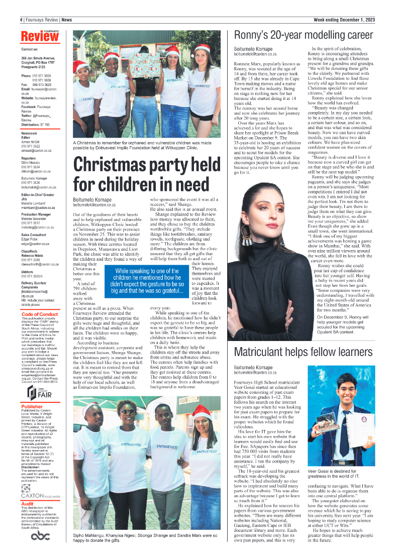 Fourways Review 1 December 2023 page 4