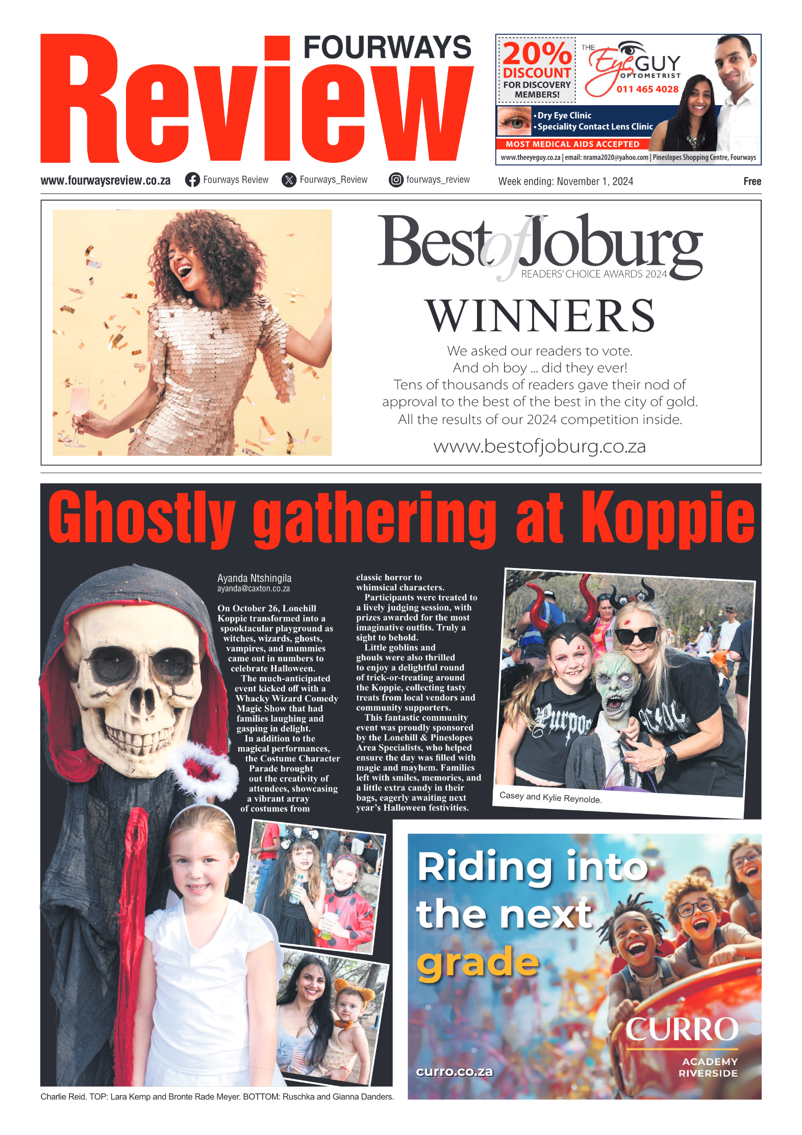 Fourways Review 1 November 2024 page 1