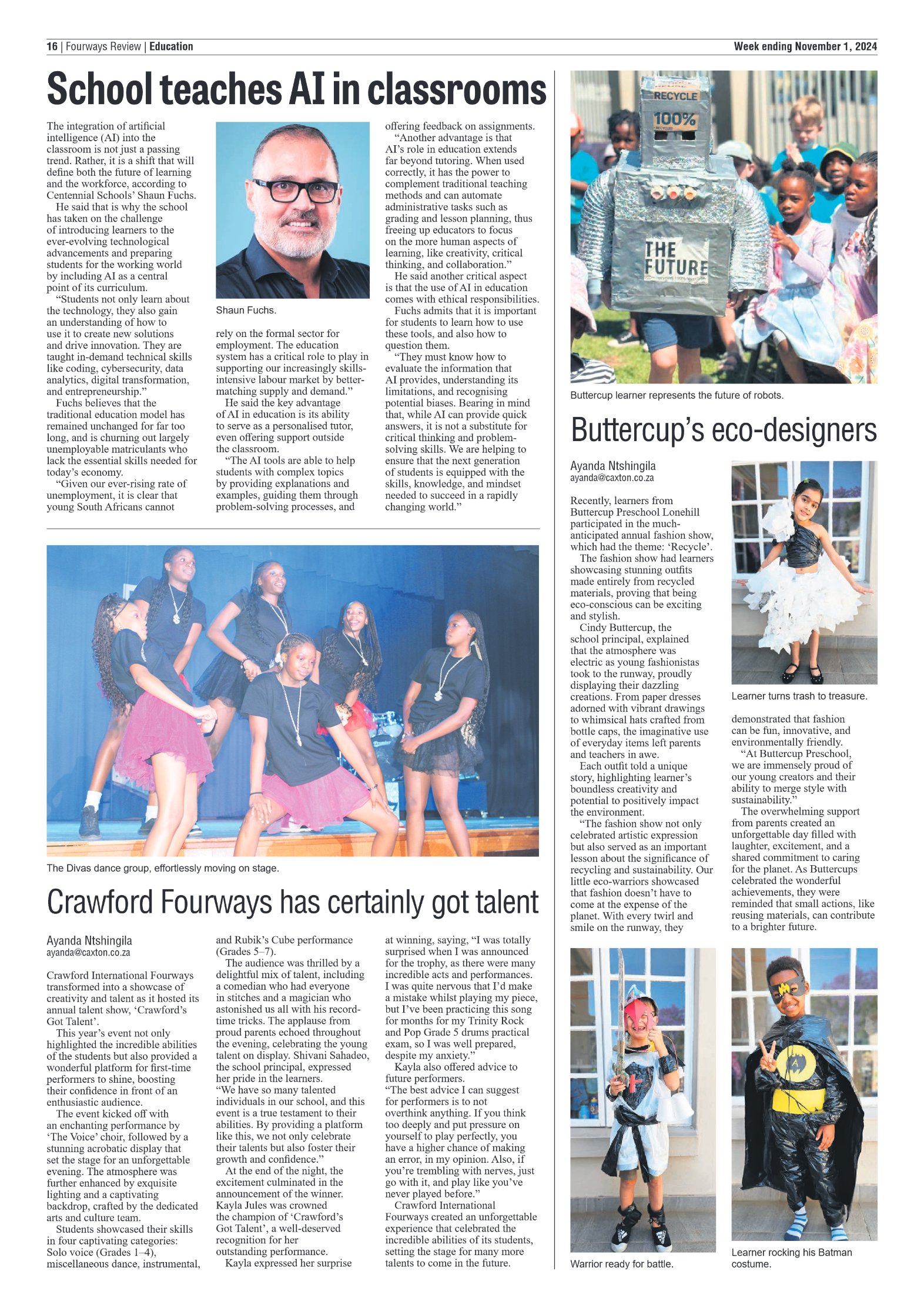 Fourways Review 1 November 2024 page 16