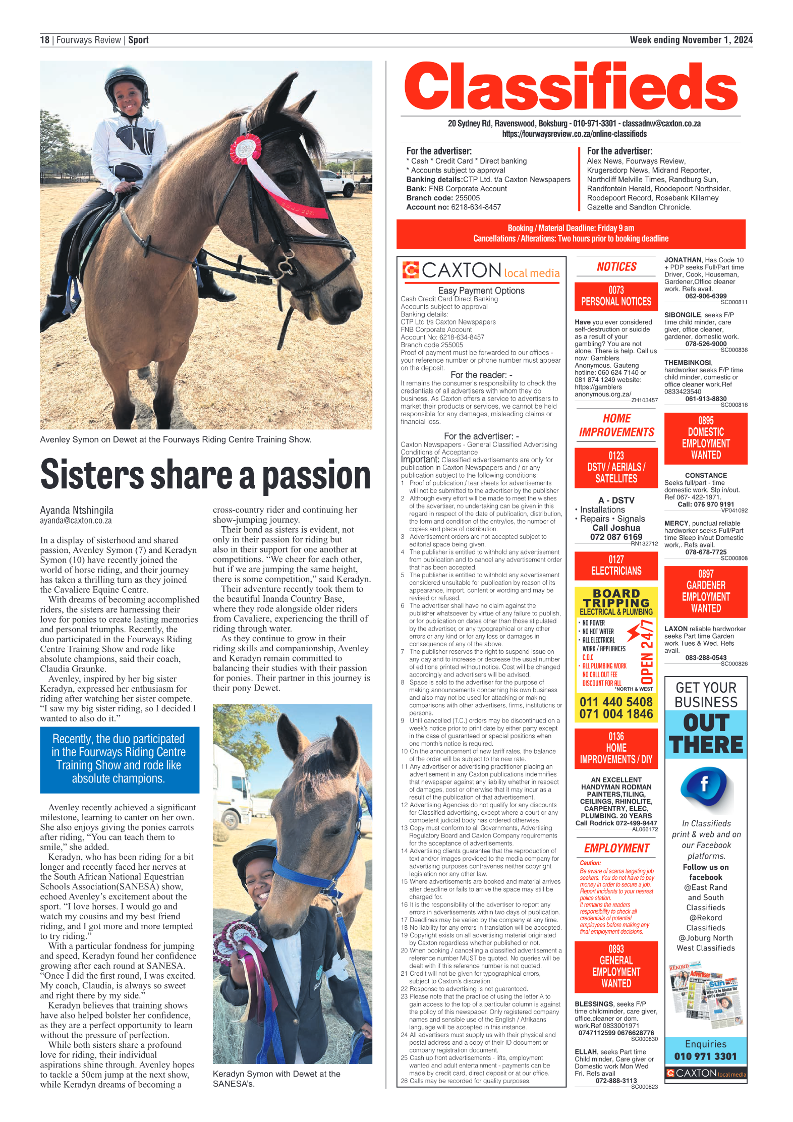 Fourways Review 1 November 2024 page 18