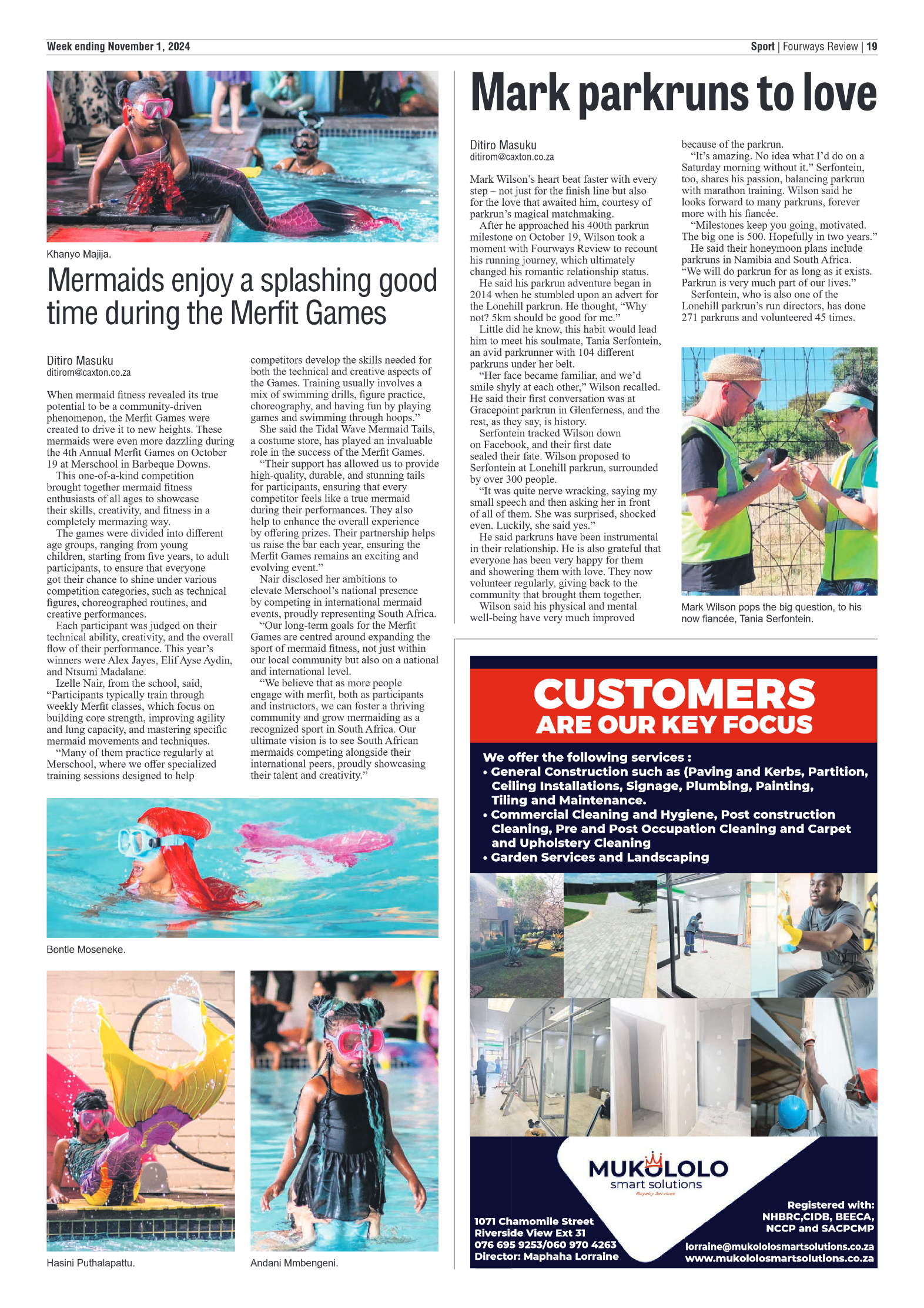 Fourways Review 1 November 2024 page 19