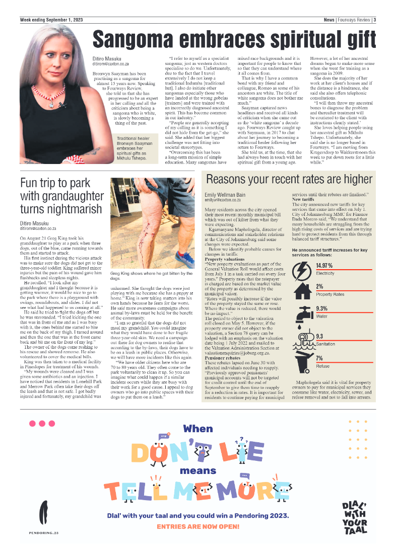 Fourways Review 1 September 2023 page 3