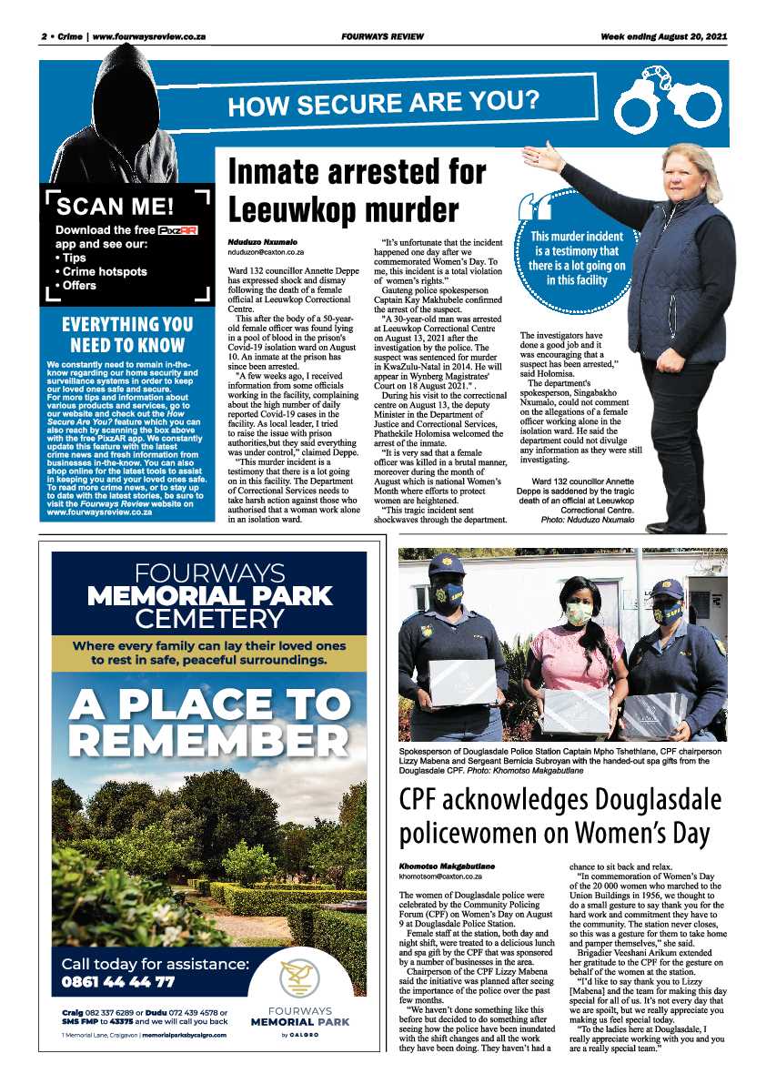 Fourways Review  20 August 2021 page 2