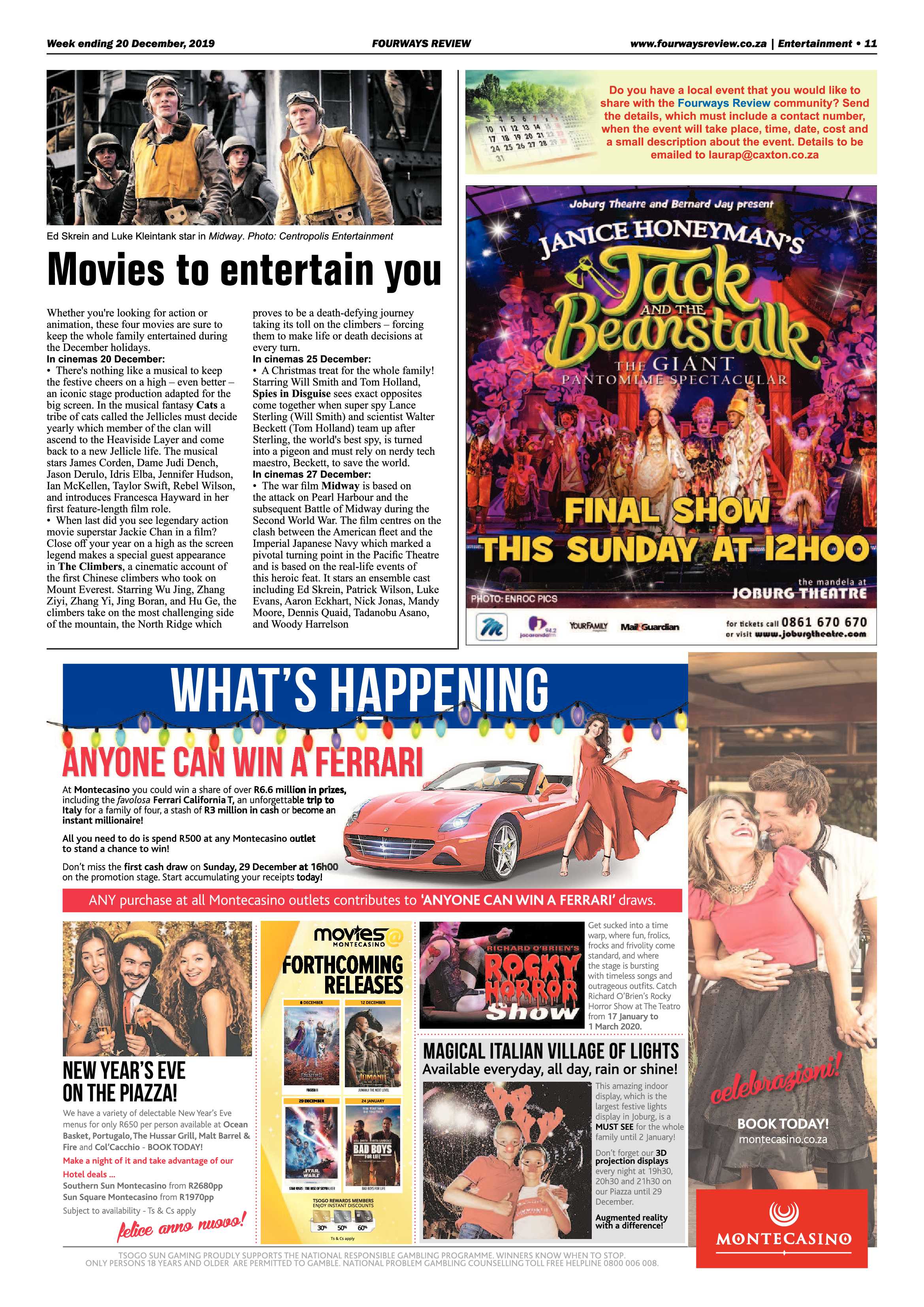 Fourways Review 20 December 2019 page 11