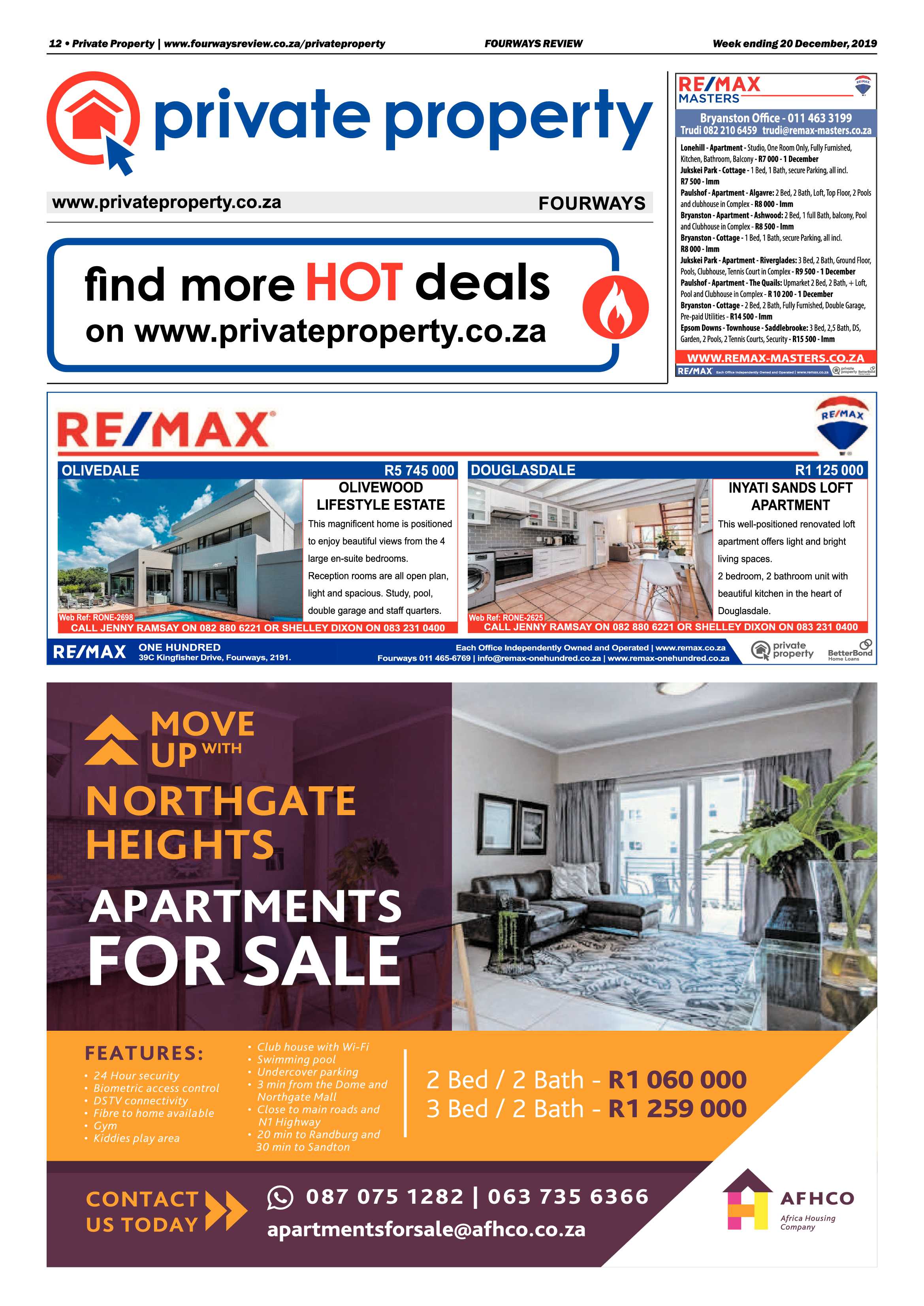 Fourways Review 20 December 2019 page 12