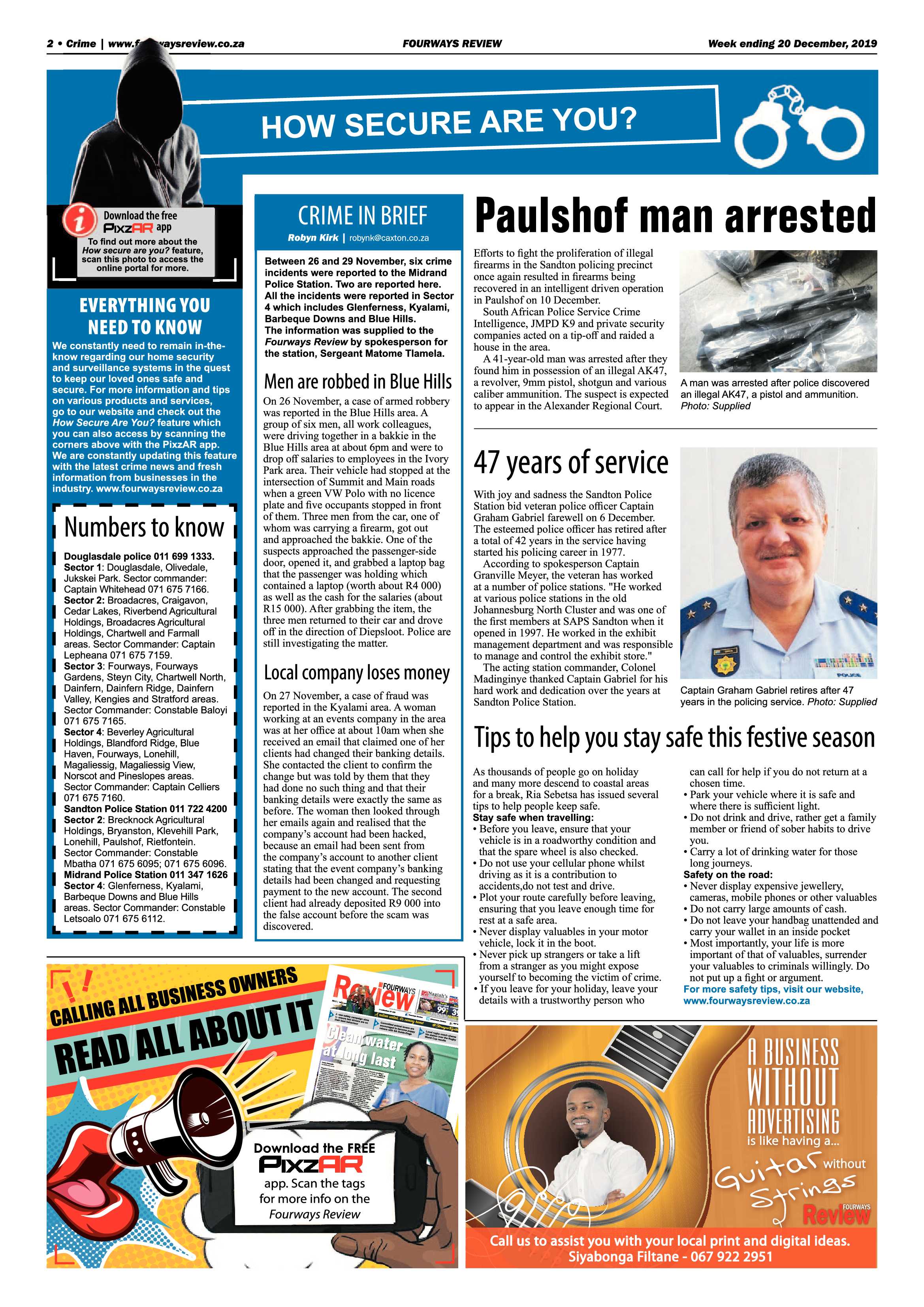 Fourways Review 20 December 2019 page 2