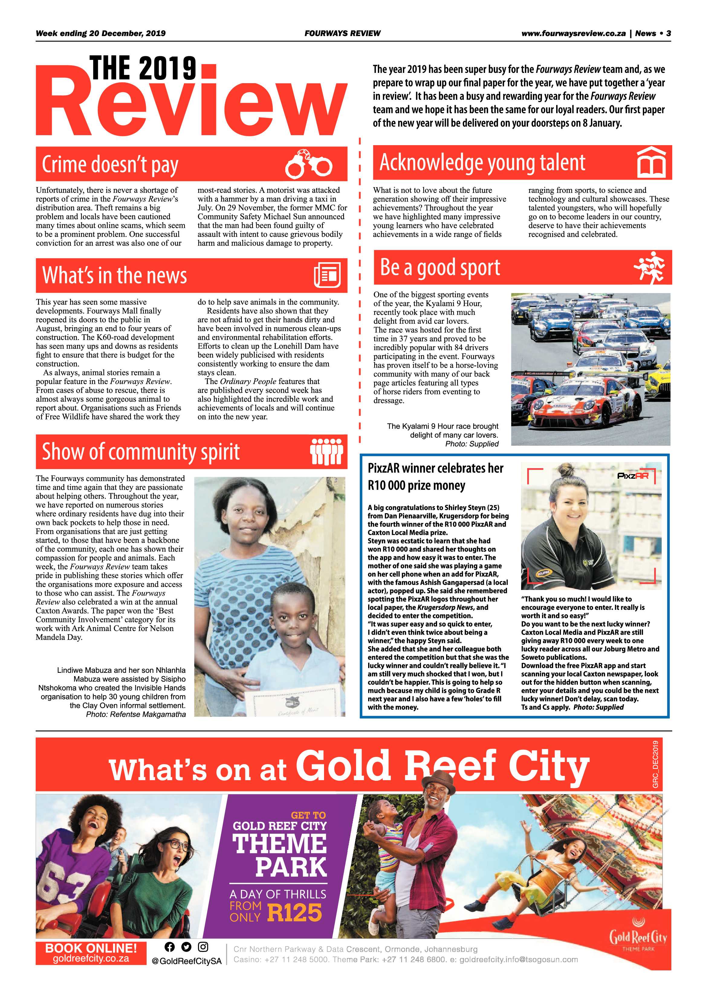 Fourways Review 20 December 2019 page 3