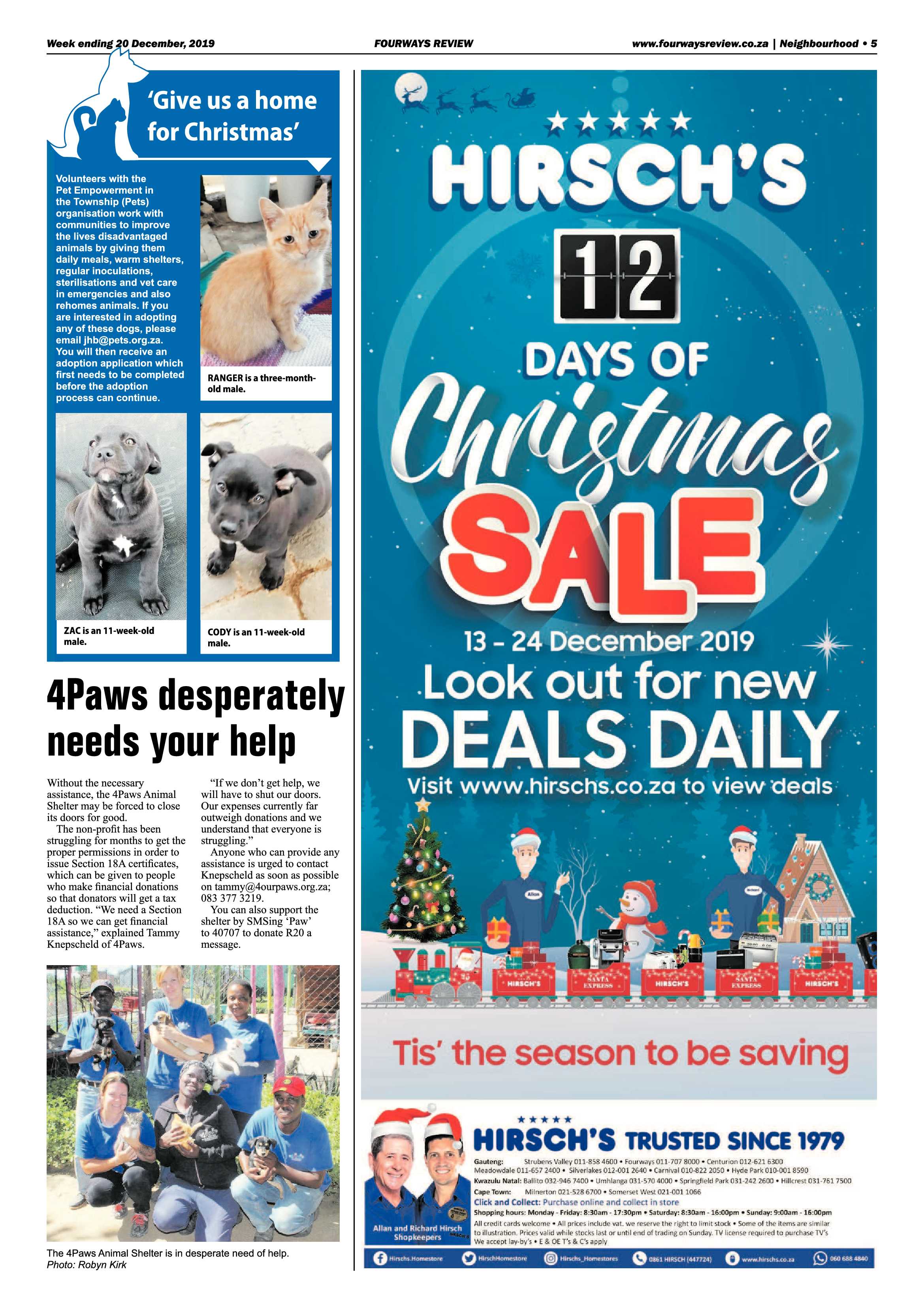 Fourways Review 20 December 2019 page 5
