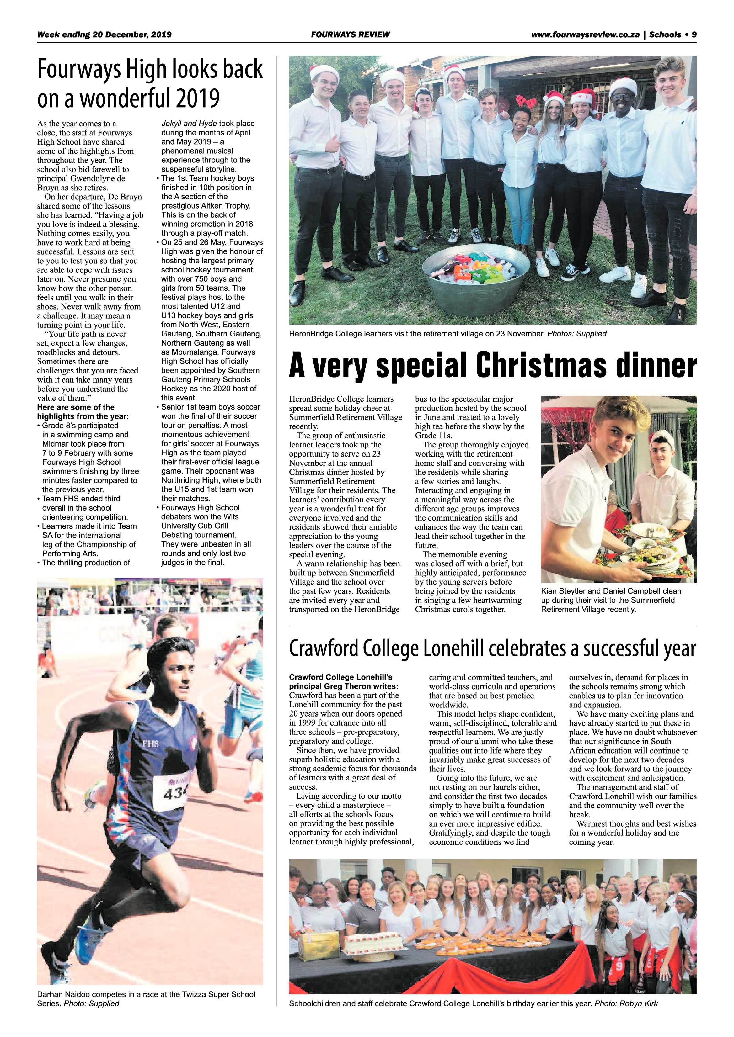 Fourways Review 20 December 2019 page 9