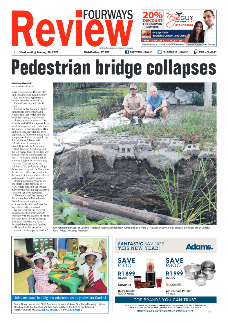 Fourways Review 20 Jan 2023 page 1