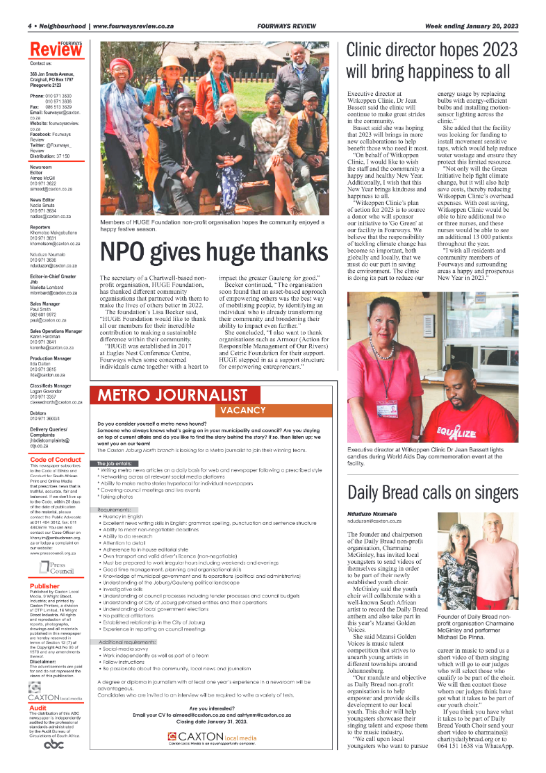 Fourways Review 20 Jan 2023 page 4