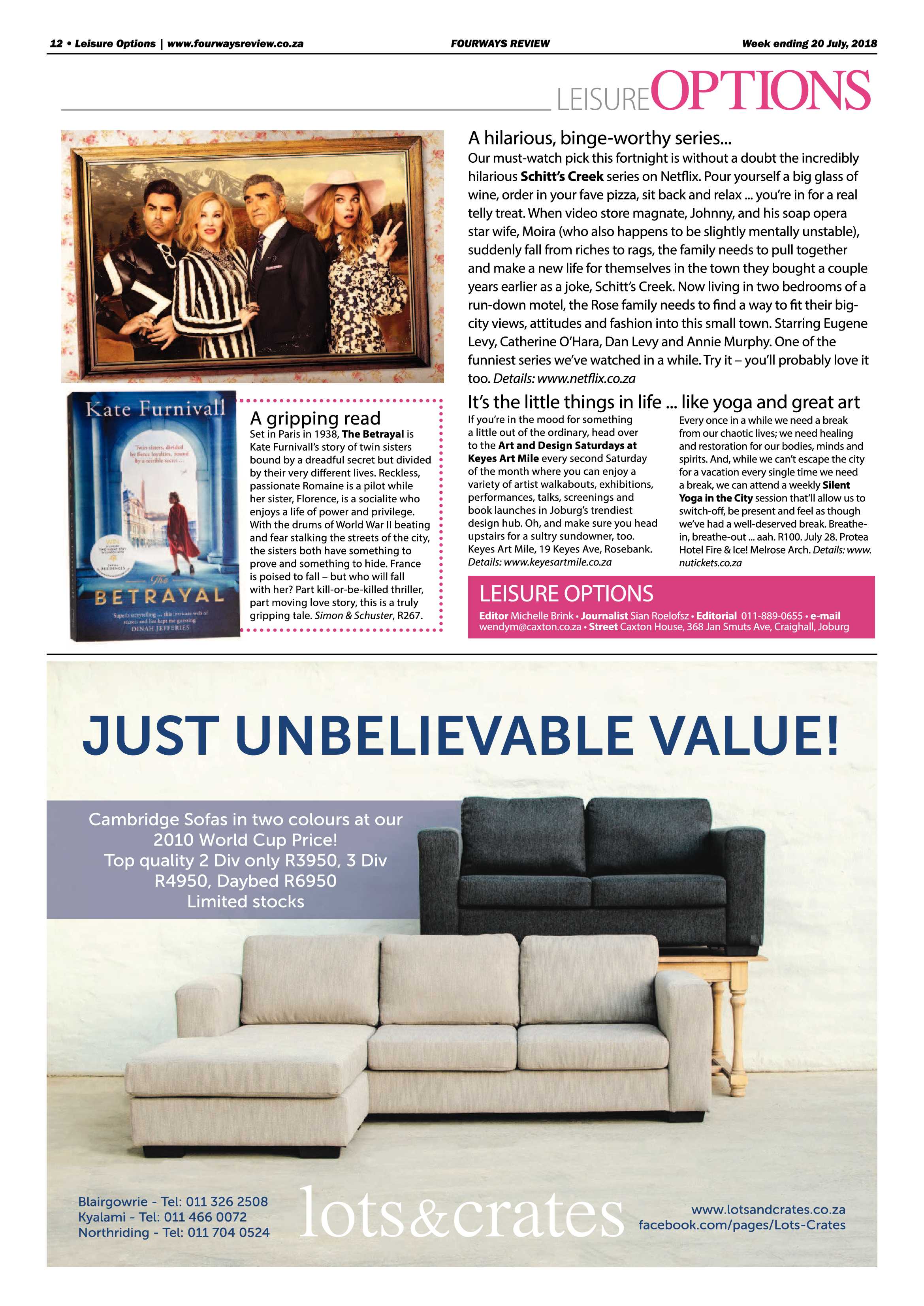 Fourways Review 20 July, 2018 page 12