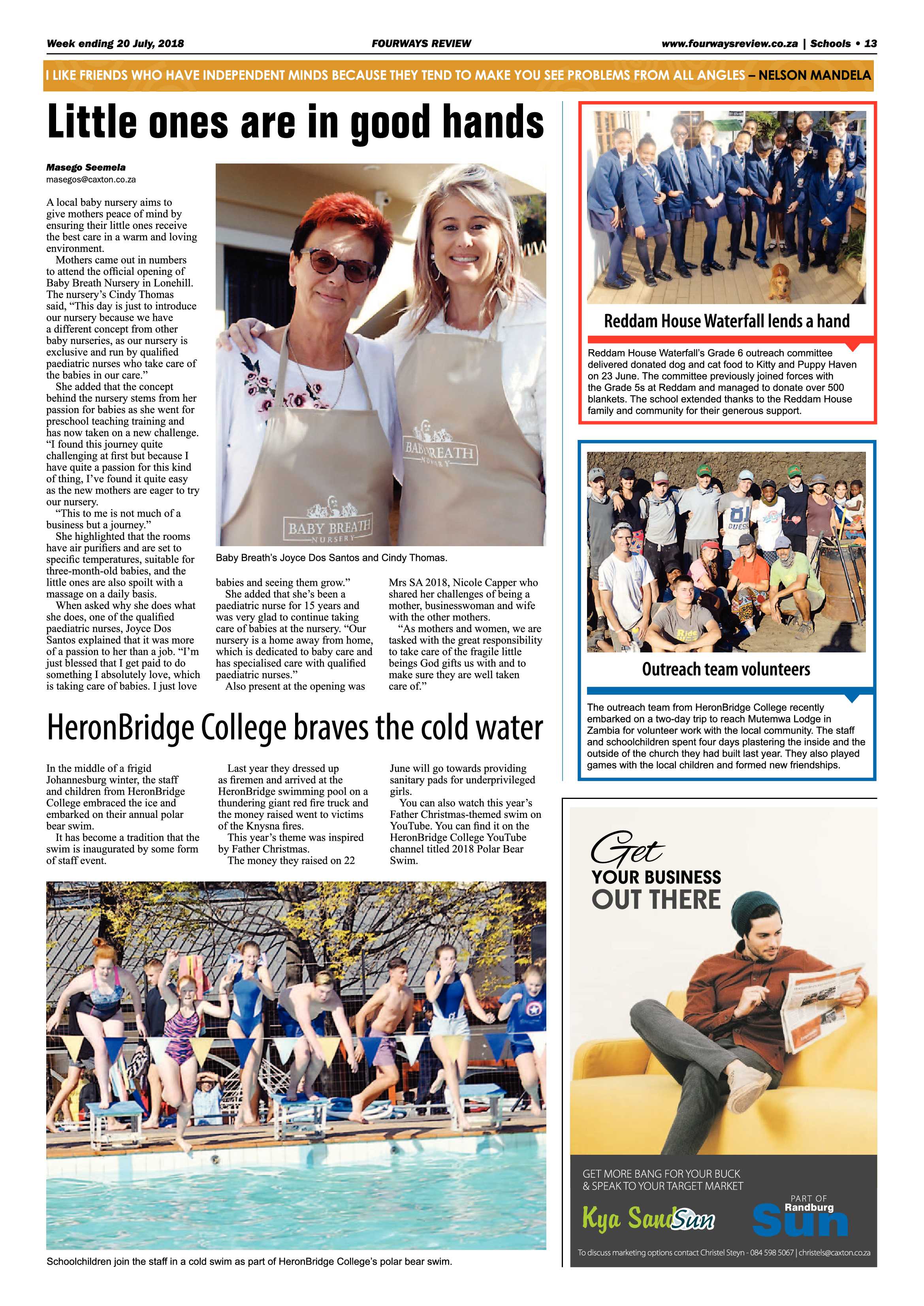 Fourways Review 20 July, 2018 page 13