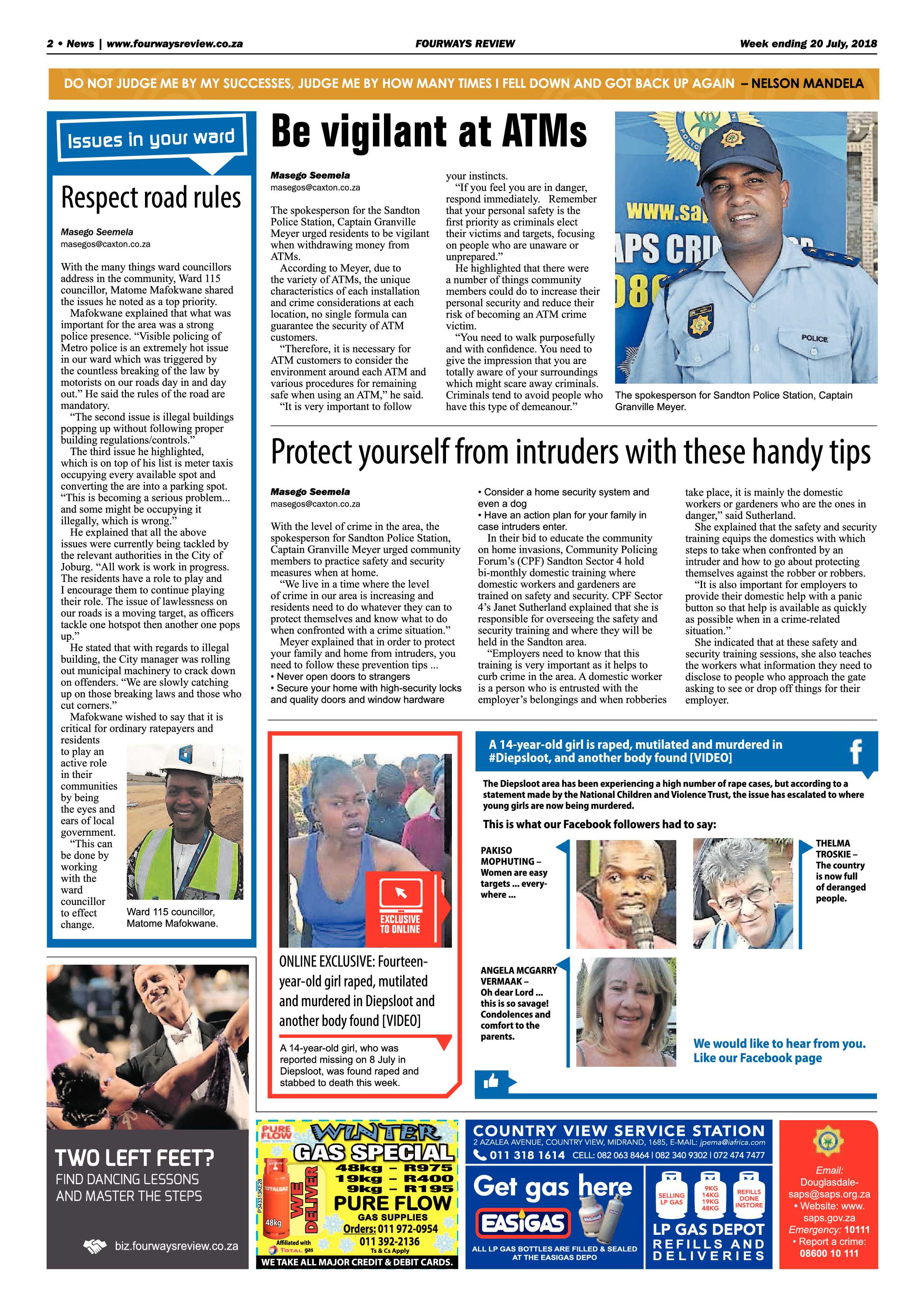 Fourways Review 20 July, 2018 page 2