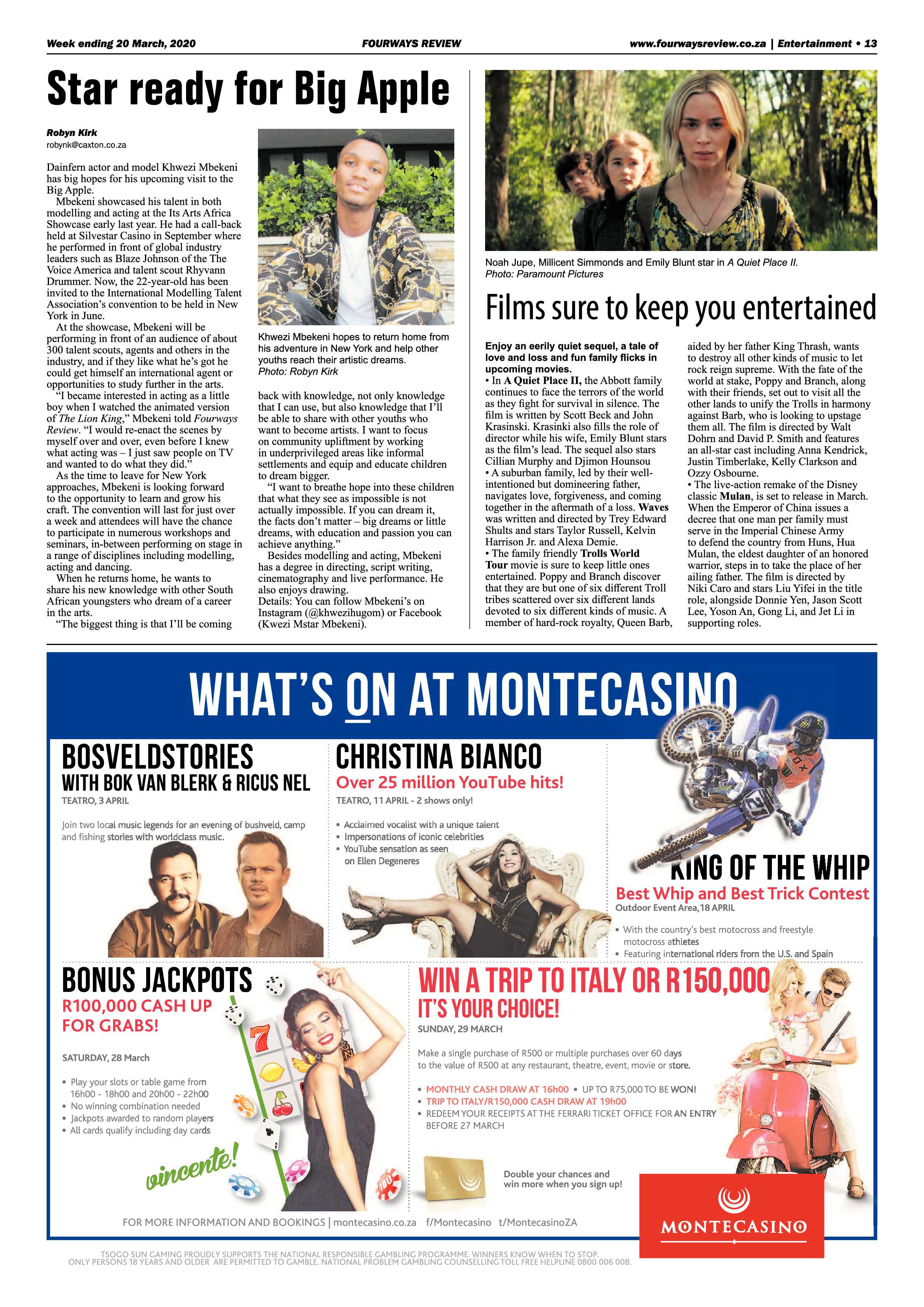 Fourways Review 20 March 2020 page 13