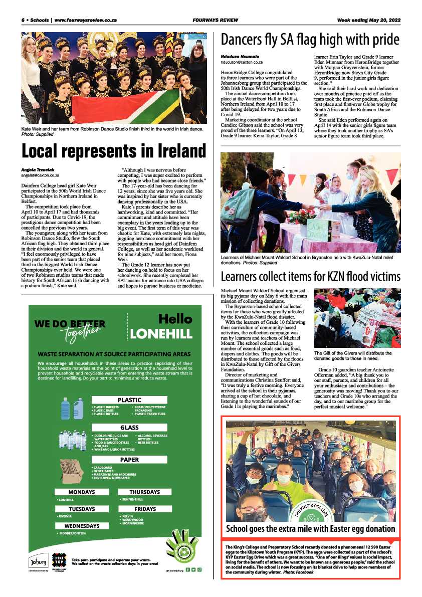 Fourways Review 20 May 2022 page 6