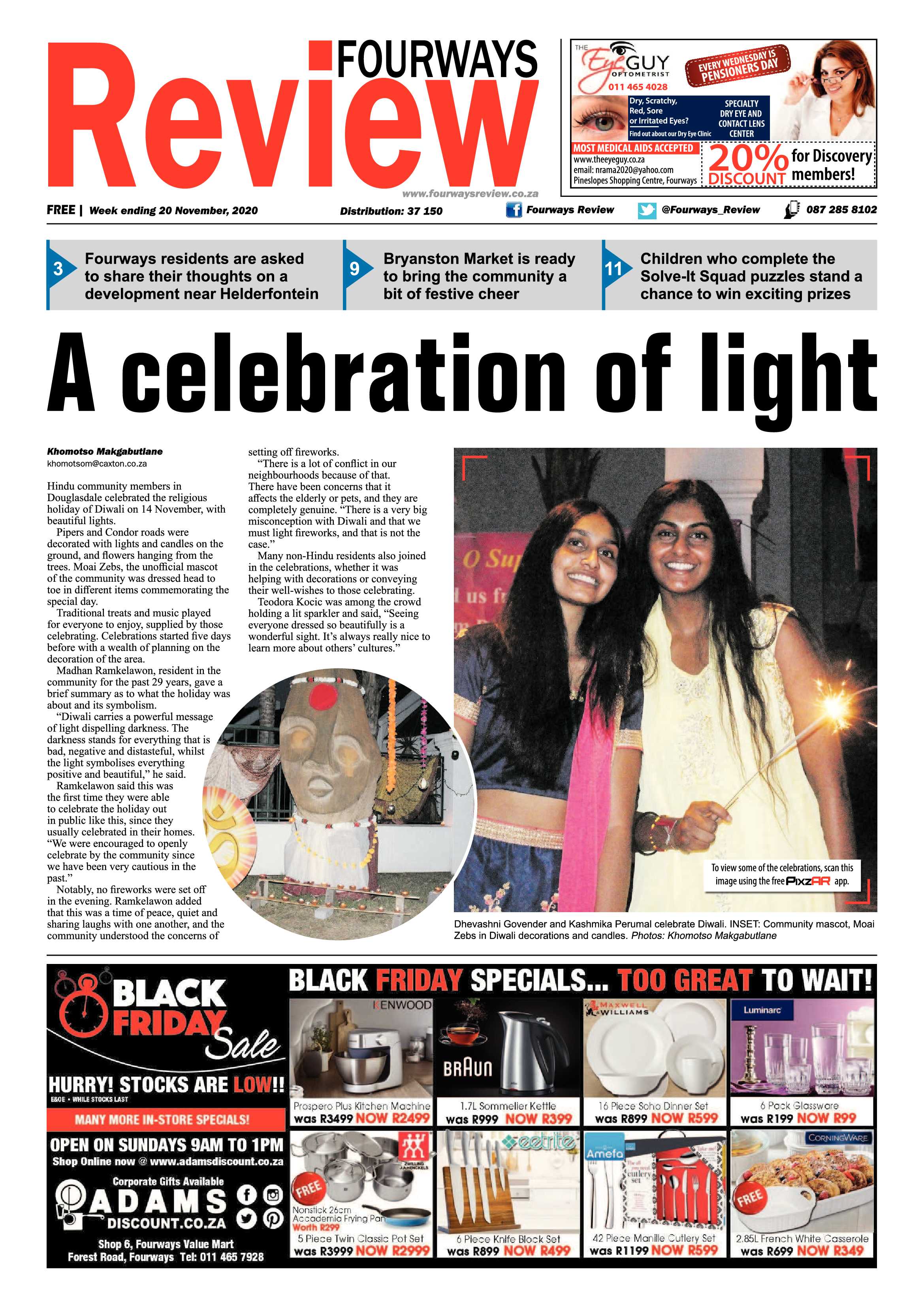 Fourways Review 20 November 2020 page 1