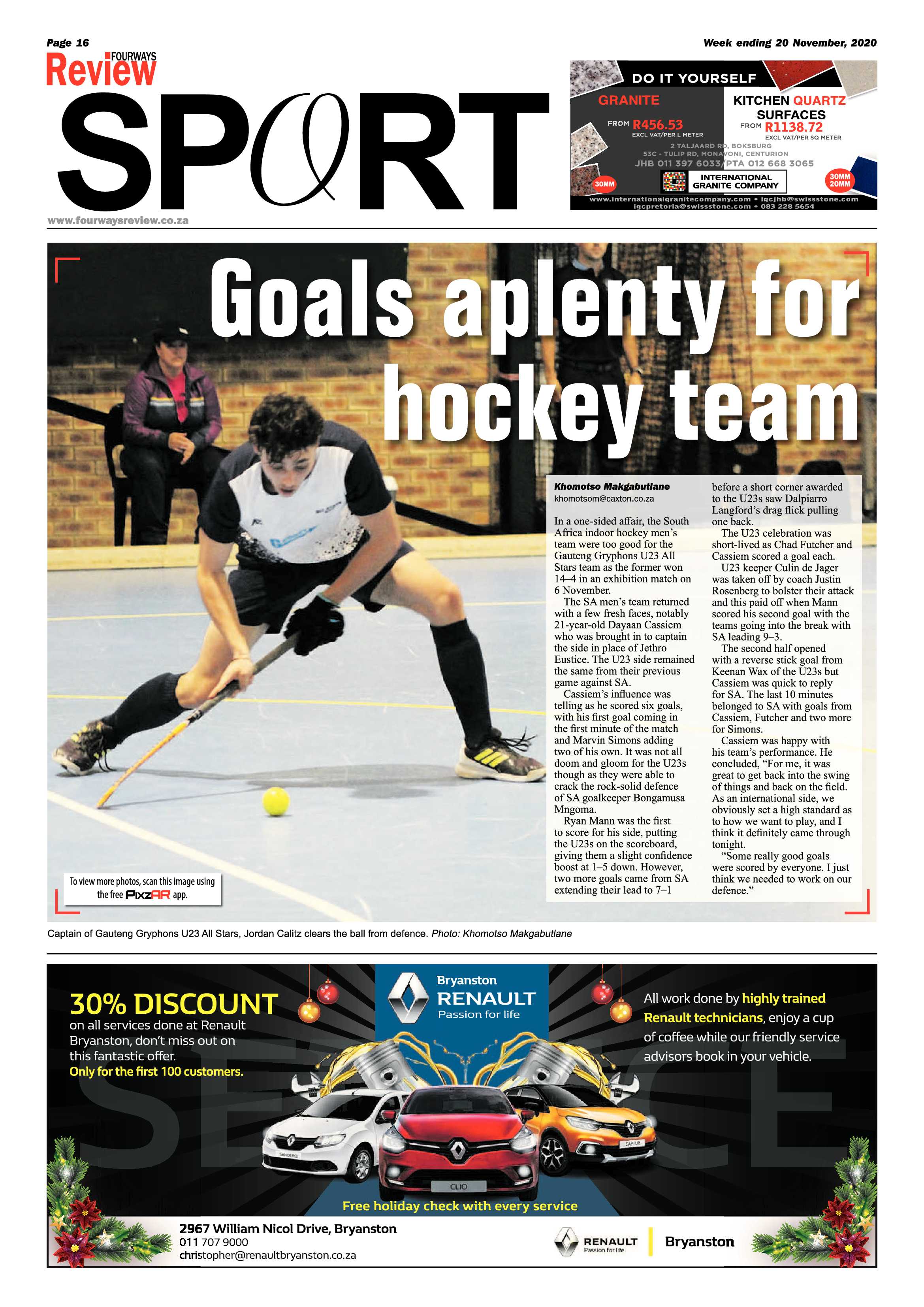 Fourways Review 20 November 2020 page 16