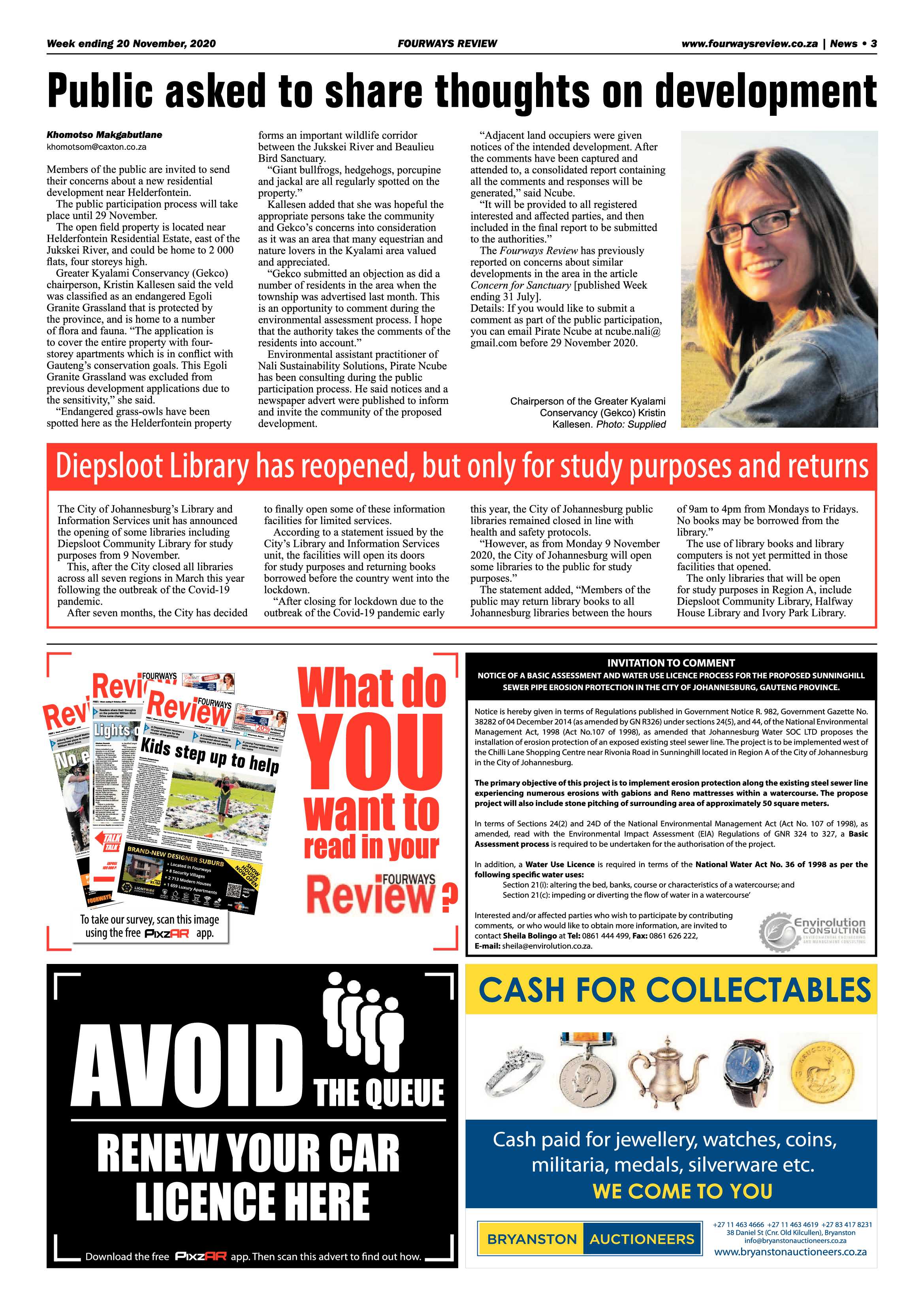 Fourways Review 20 November 2020 page 3