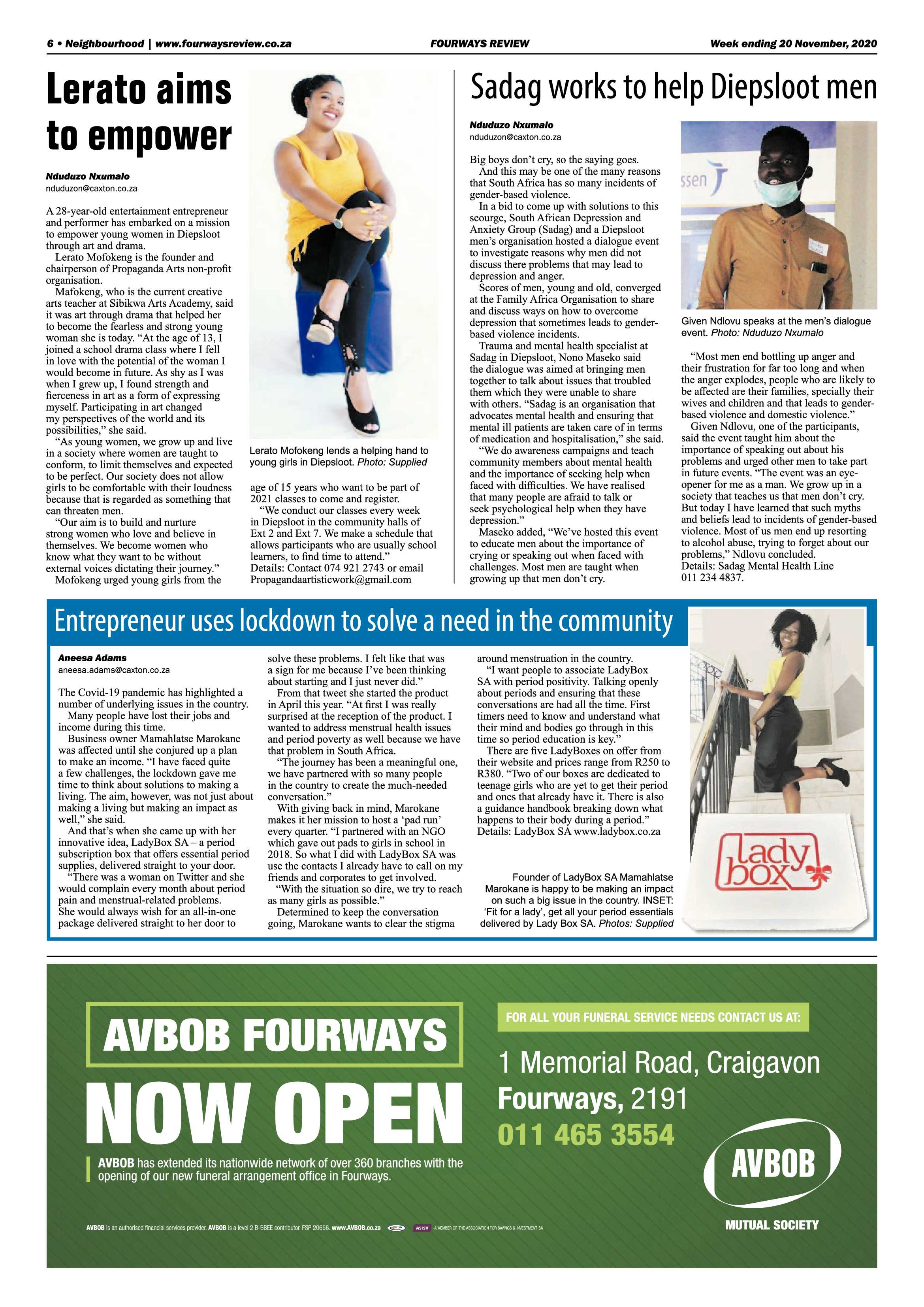 Fourways Review 20 November 2020 page 6