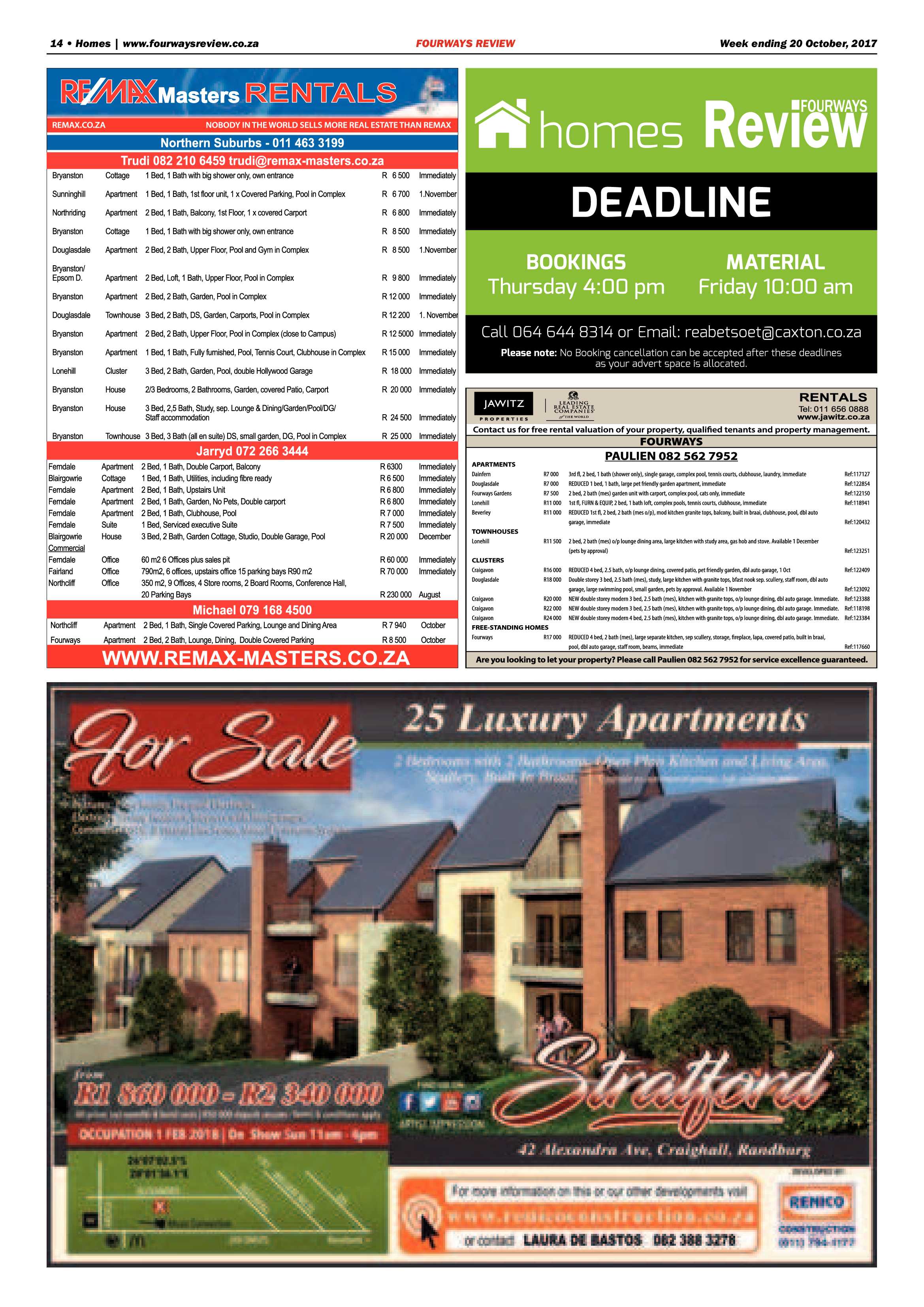 Fourways Review 20 October 2017  Fourways Review