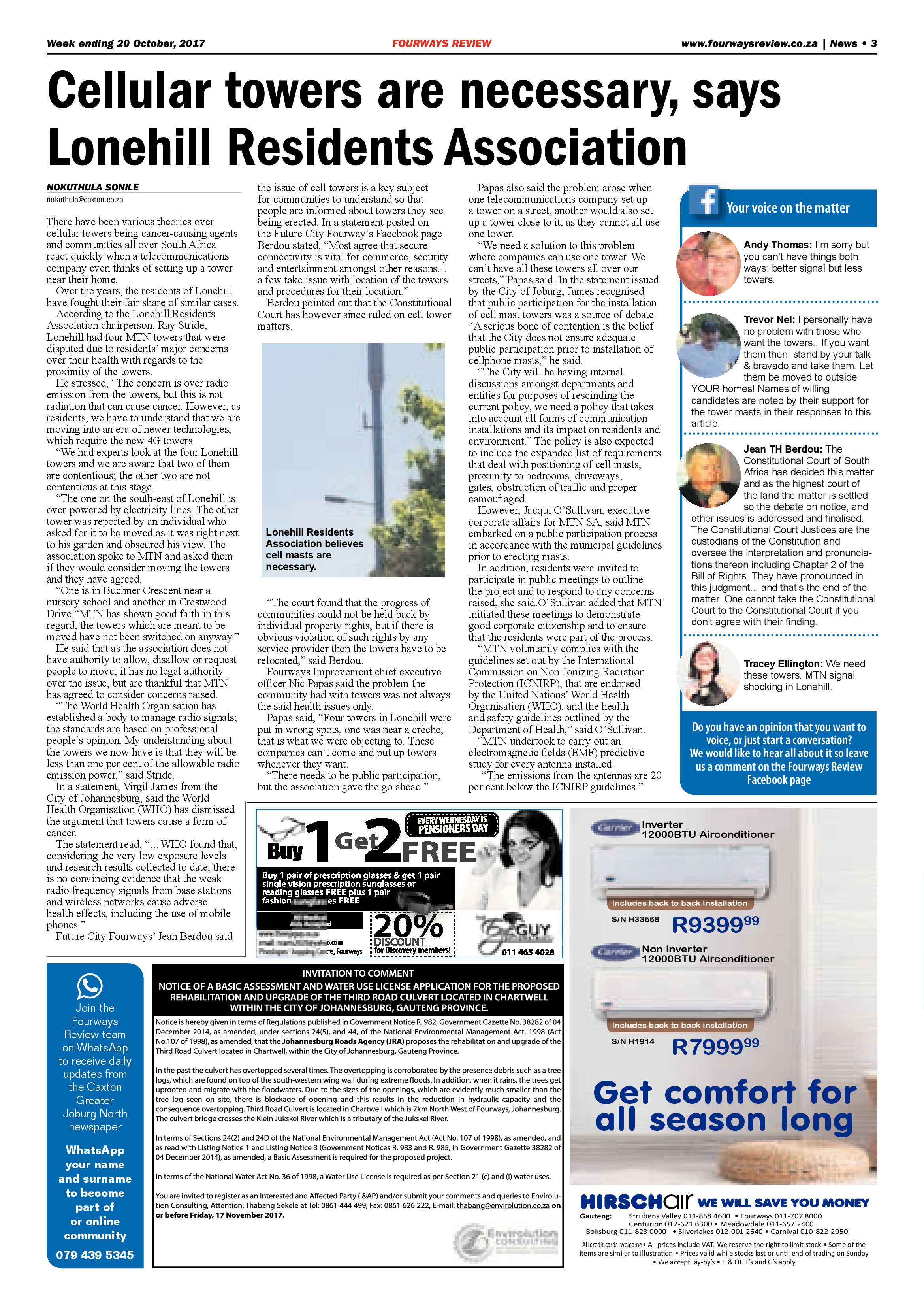 Fourways Review 20 October 2017 page 3