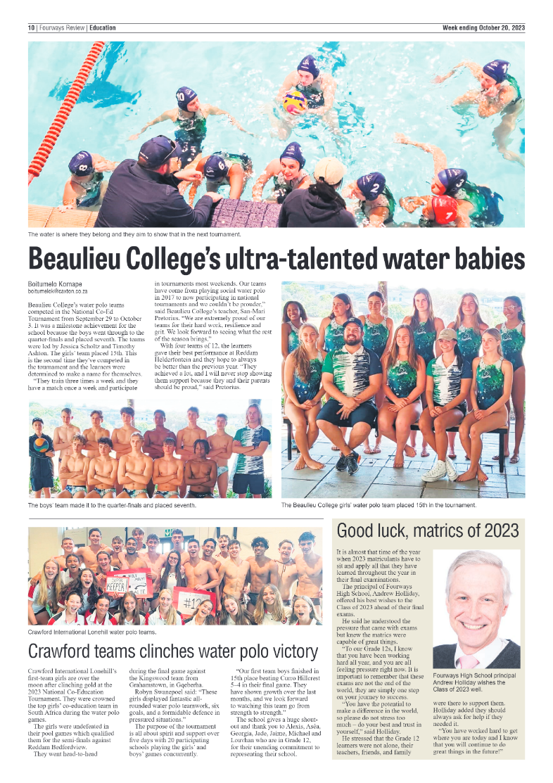 Fourways Review 20 October 2023 page 10