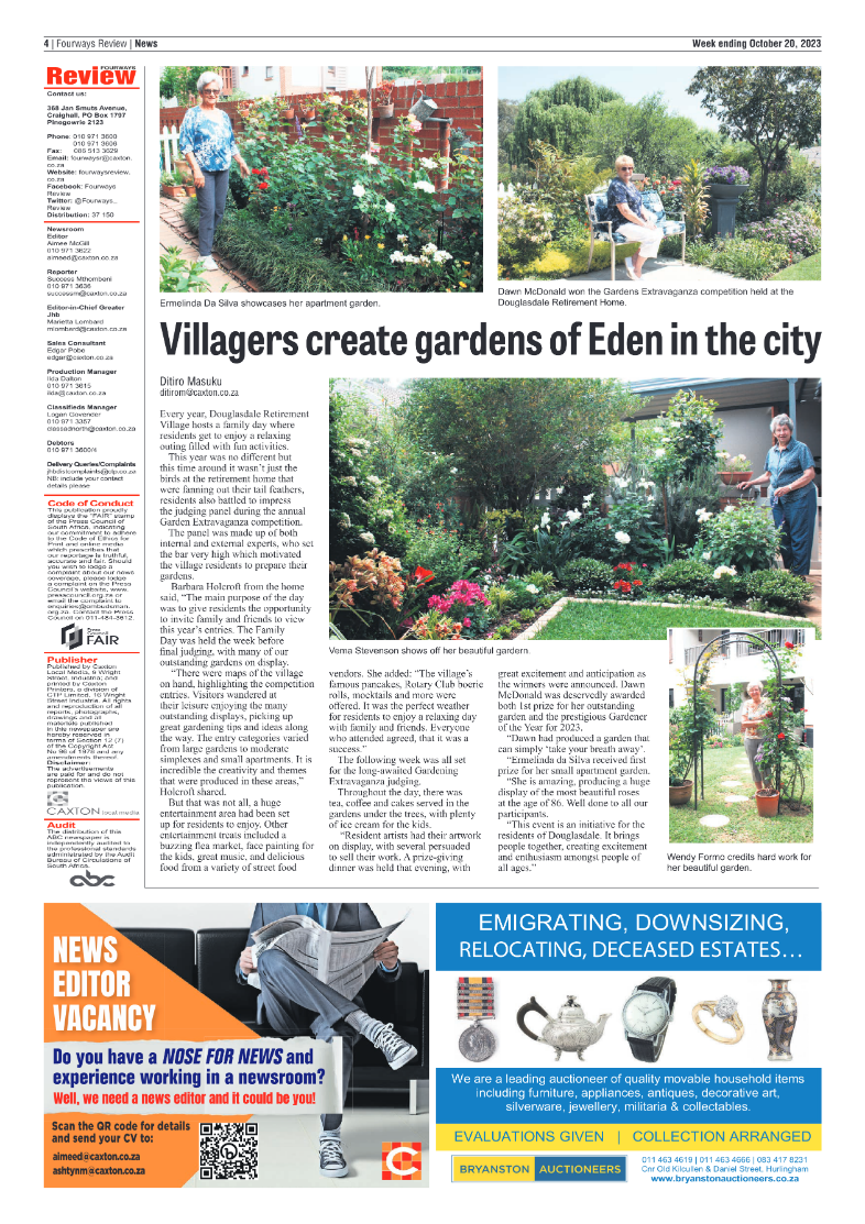 Fourways Review 20 October 2023 page 4