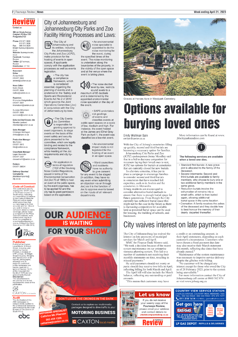Fourways Review 21 April 2023 page 2