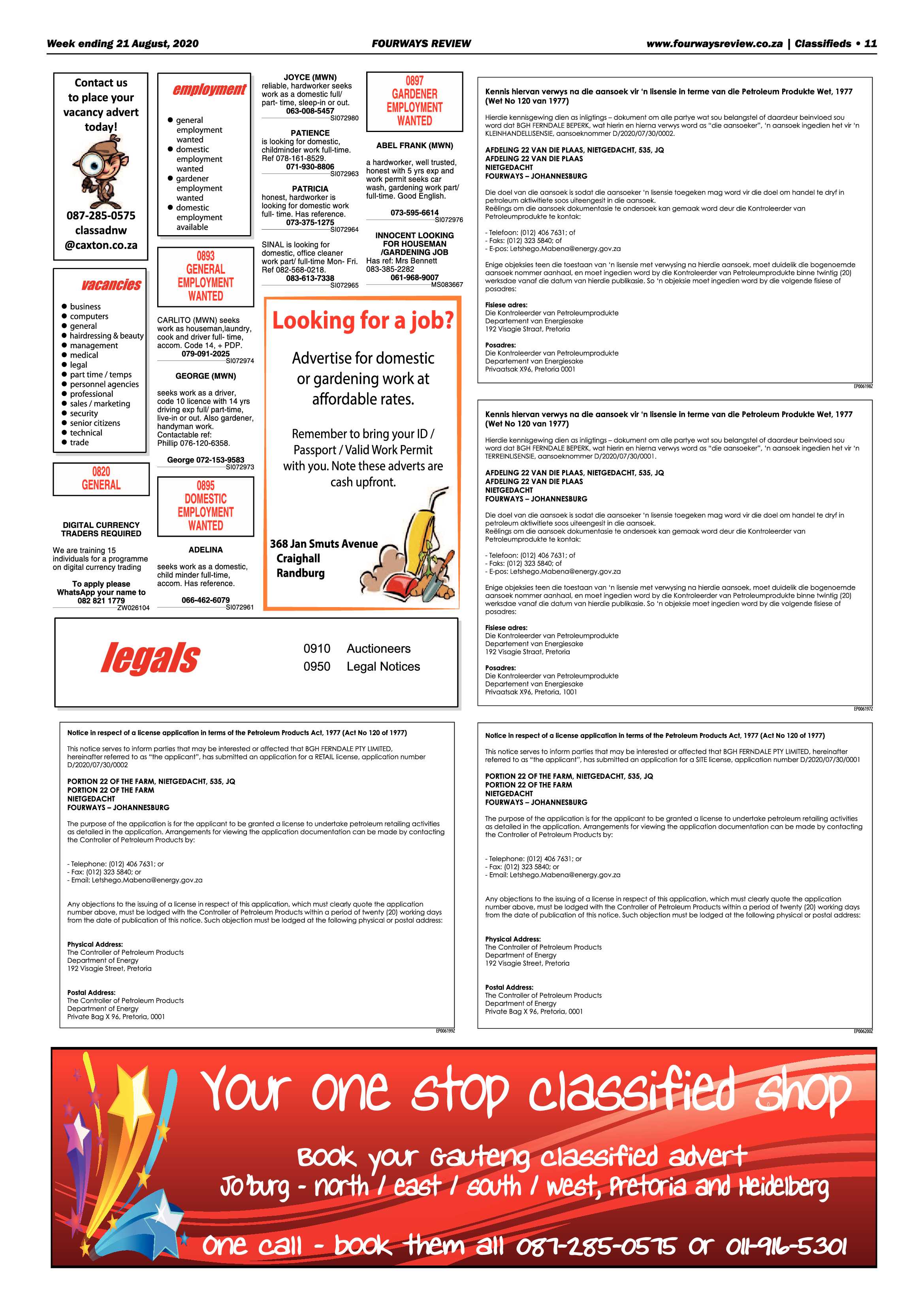 Fourways Review 21 August 2020 page 11