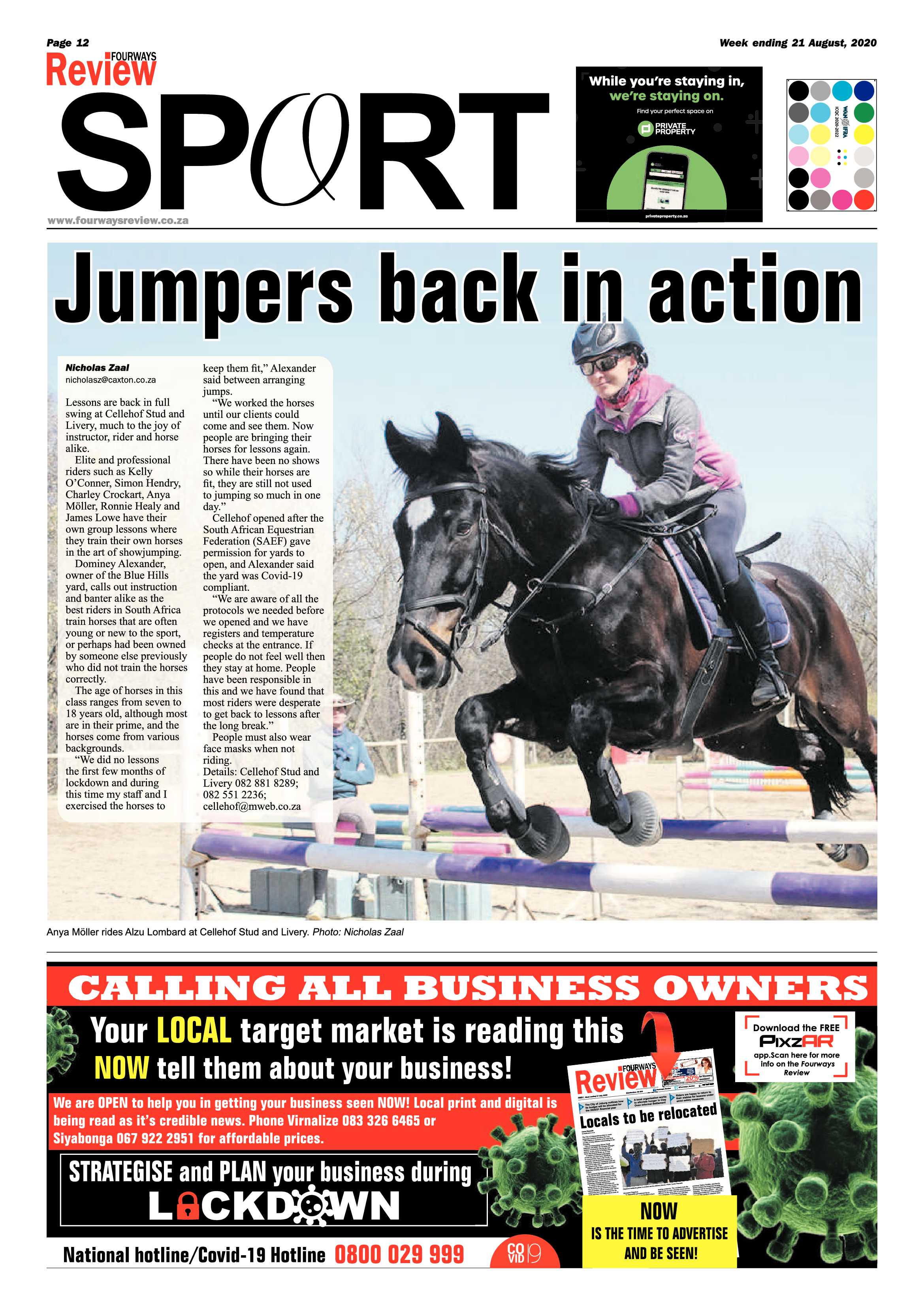 Fourways Review 21 August 2020 page 12