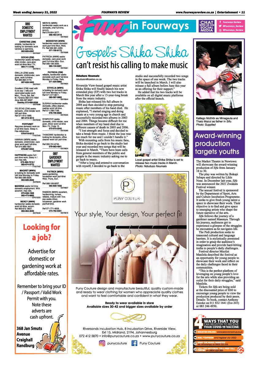 Fourways Review 21 January 2022 page 11