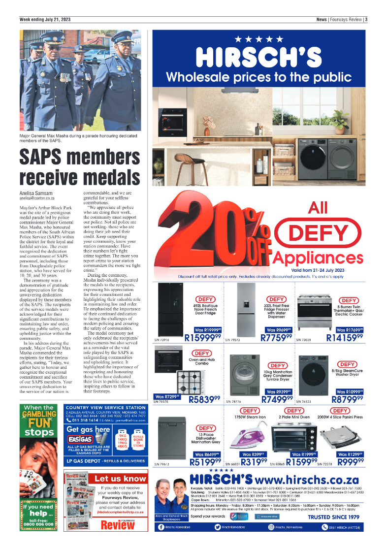 Fourways Review 21 July 2023 page 3