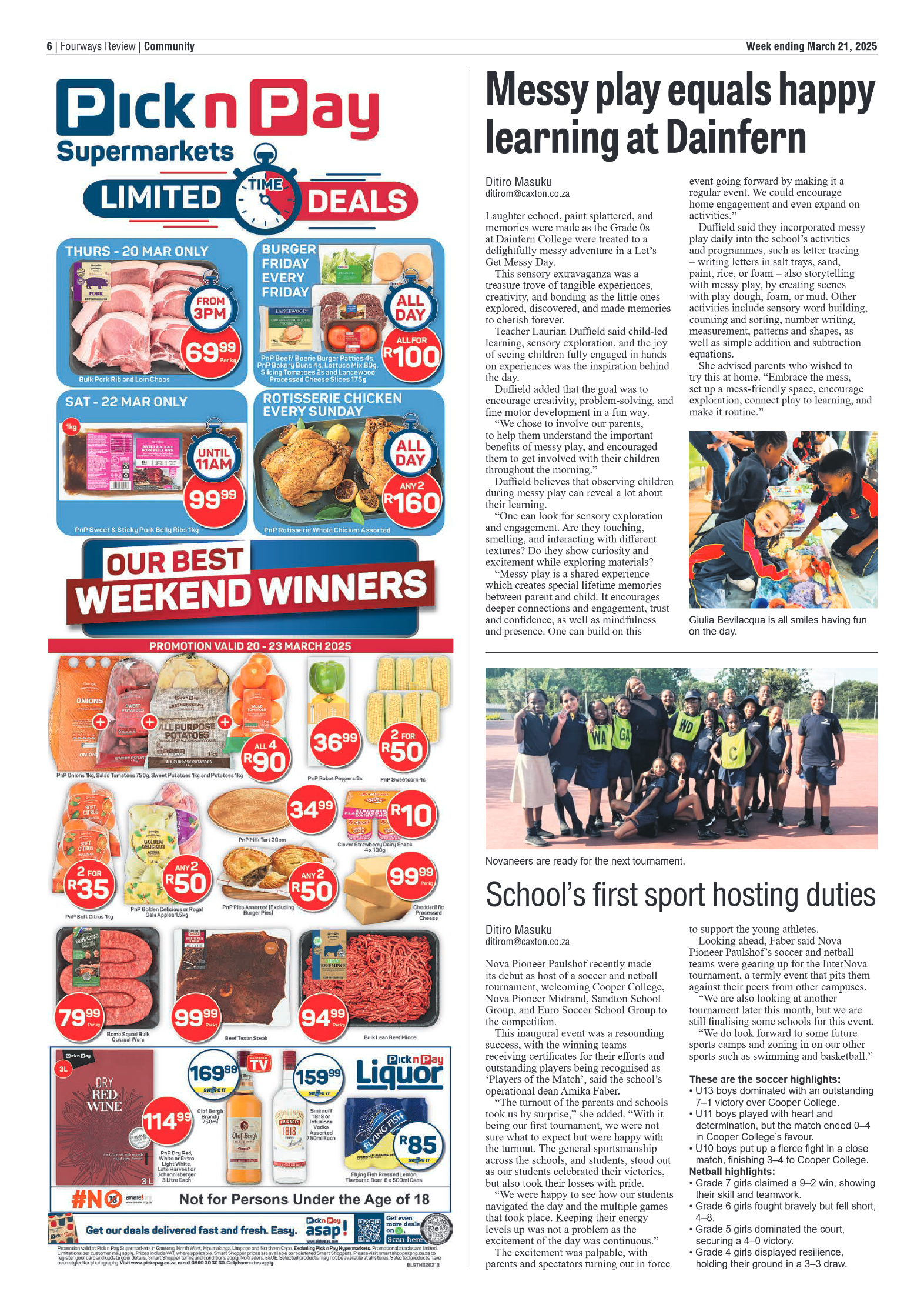 Fourways Review 21 March 2025 page 6