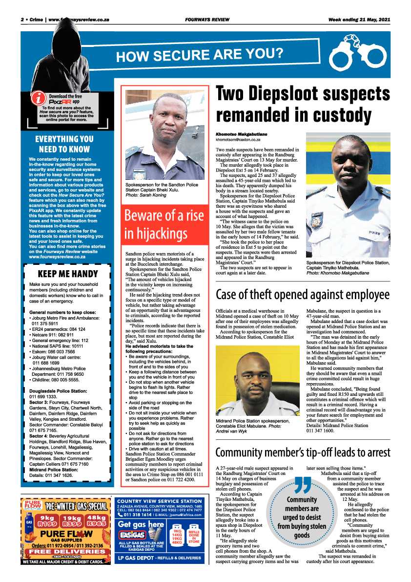 Fourways Review 21 May 2021 page 2