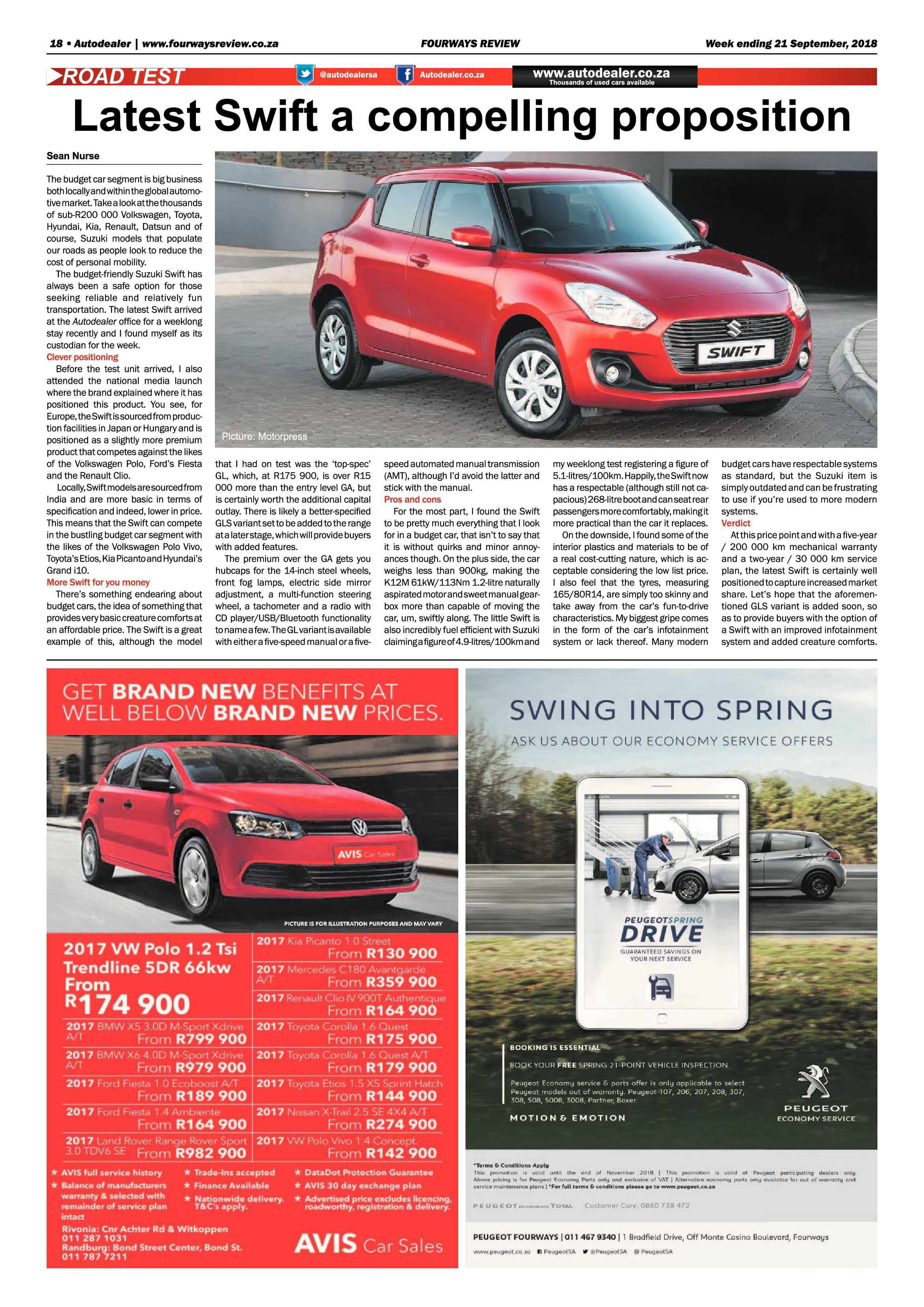 Fourways Review 21 September, 2018 page 18